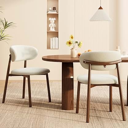 upholstered solid wood dining chair side chair