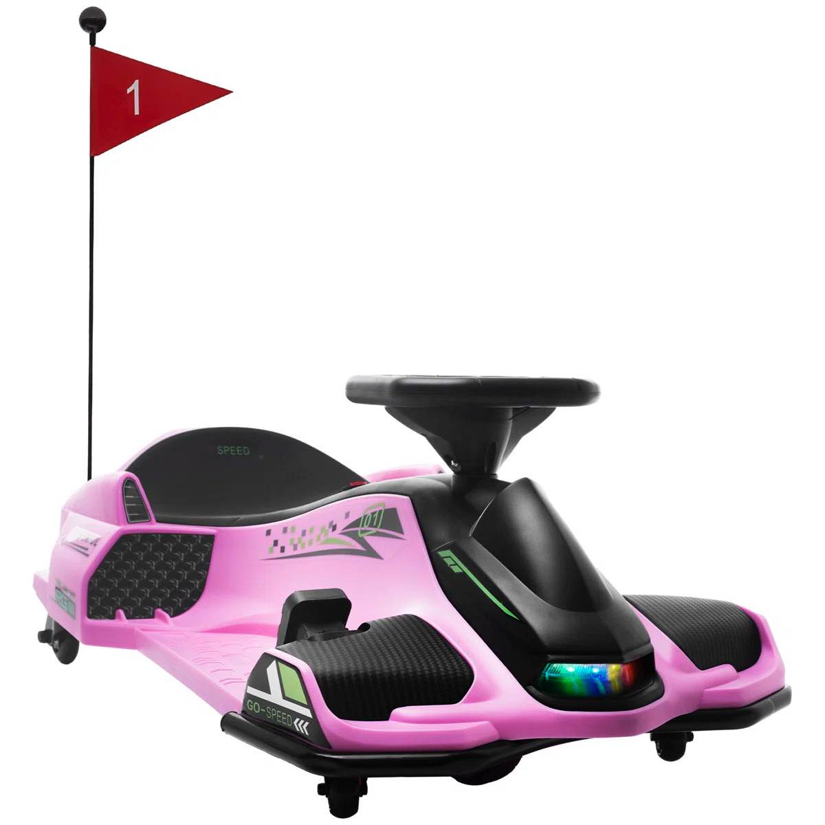 12V Electric , 5 MPH Drifting Car, Battery Powered Ride on Toy Outdoor