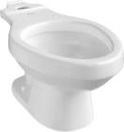 Gilpin Series Elongated Toilet Bowl in White