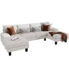 Chenille Fabric Modern U-Shape Sectional Sofa