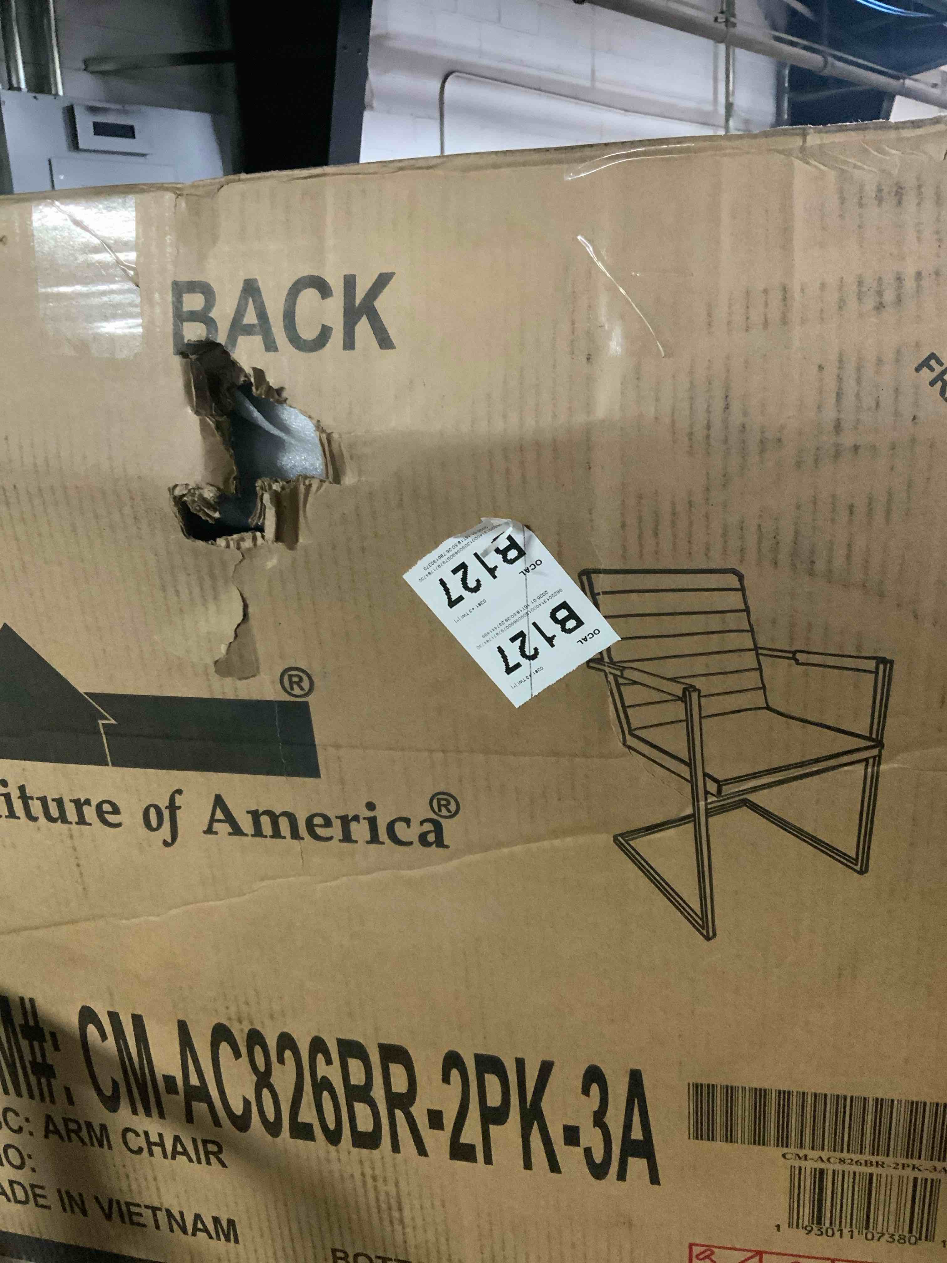Condition photo showing Good Condition for (Legs Only) arm chair 