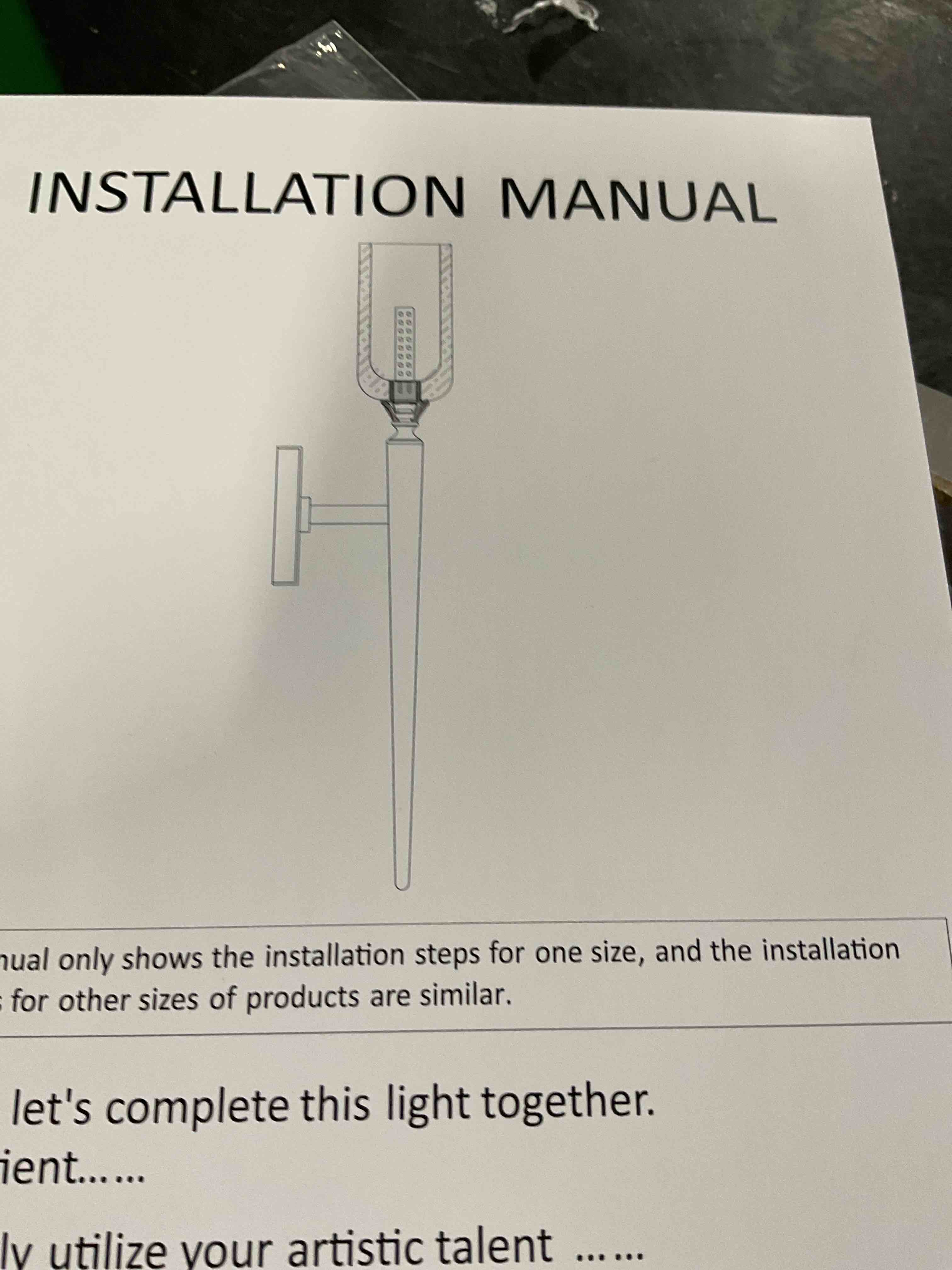 Spanish Marble Light