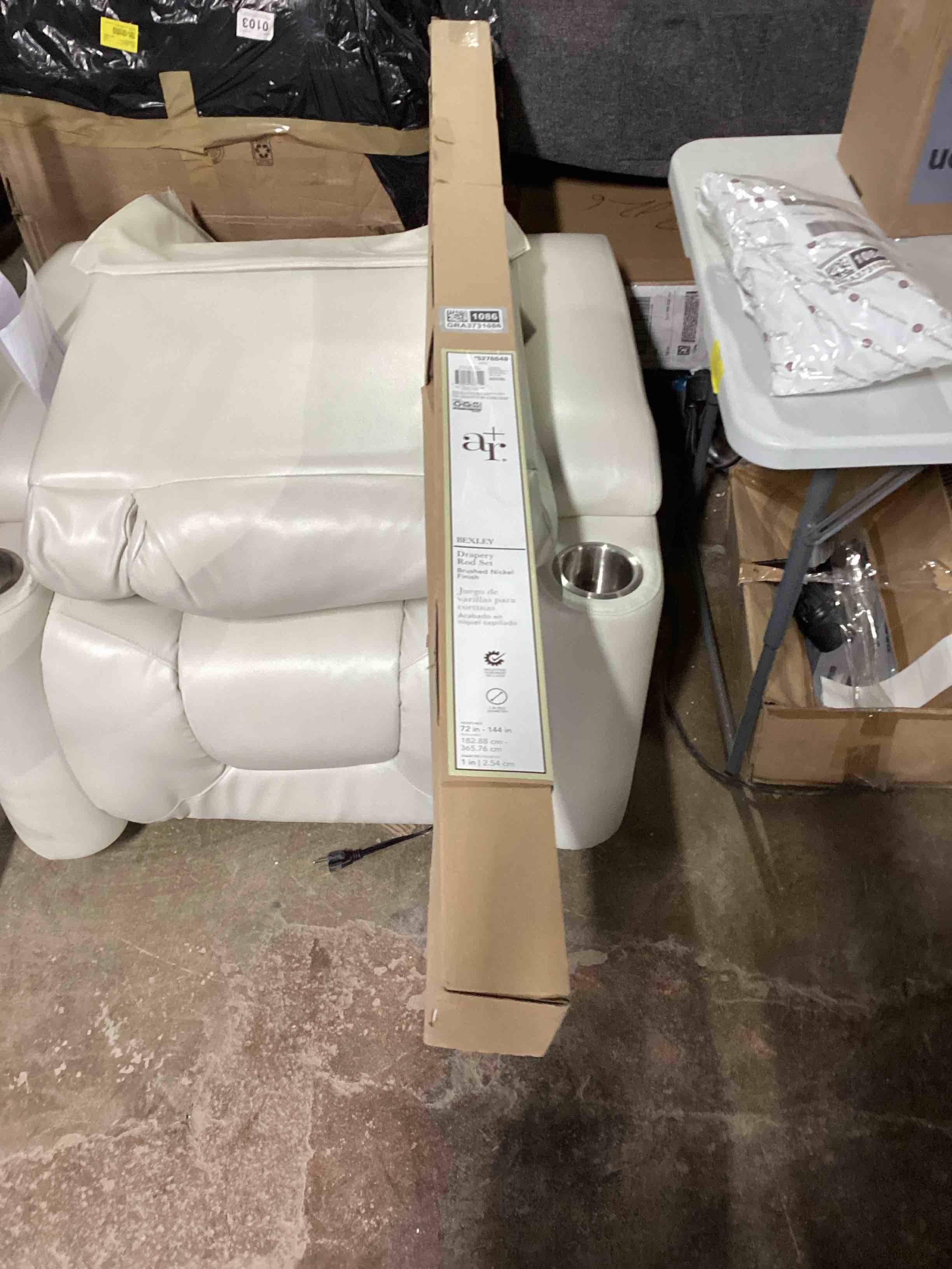 drapery rod set brush, nickel fitness Bexley