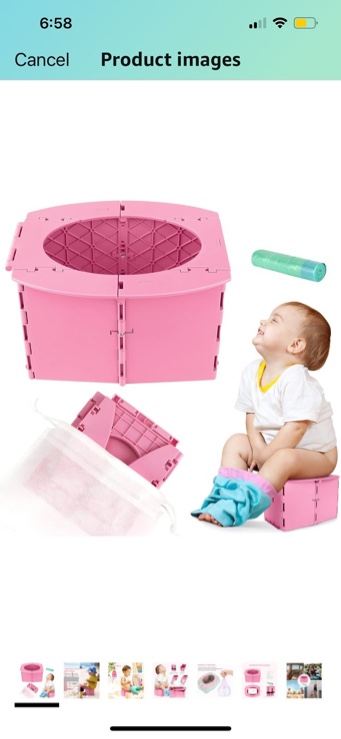 Pedestal folding pan for kids