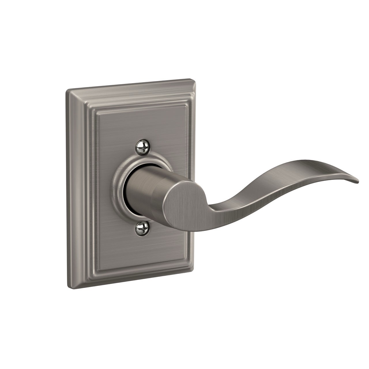 accent lever with addison trim non-turning lock