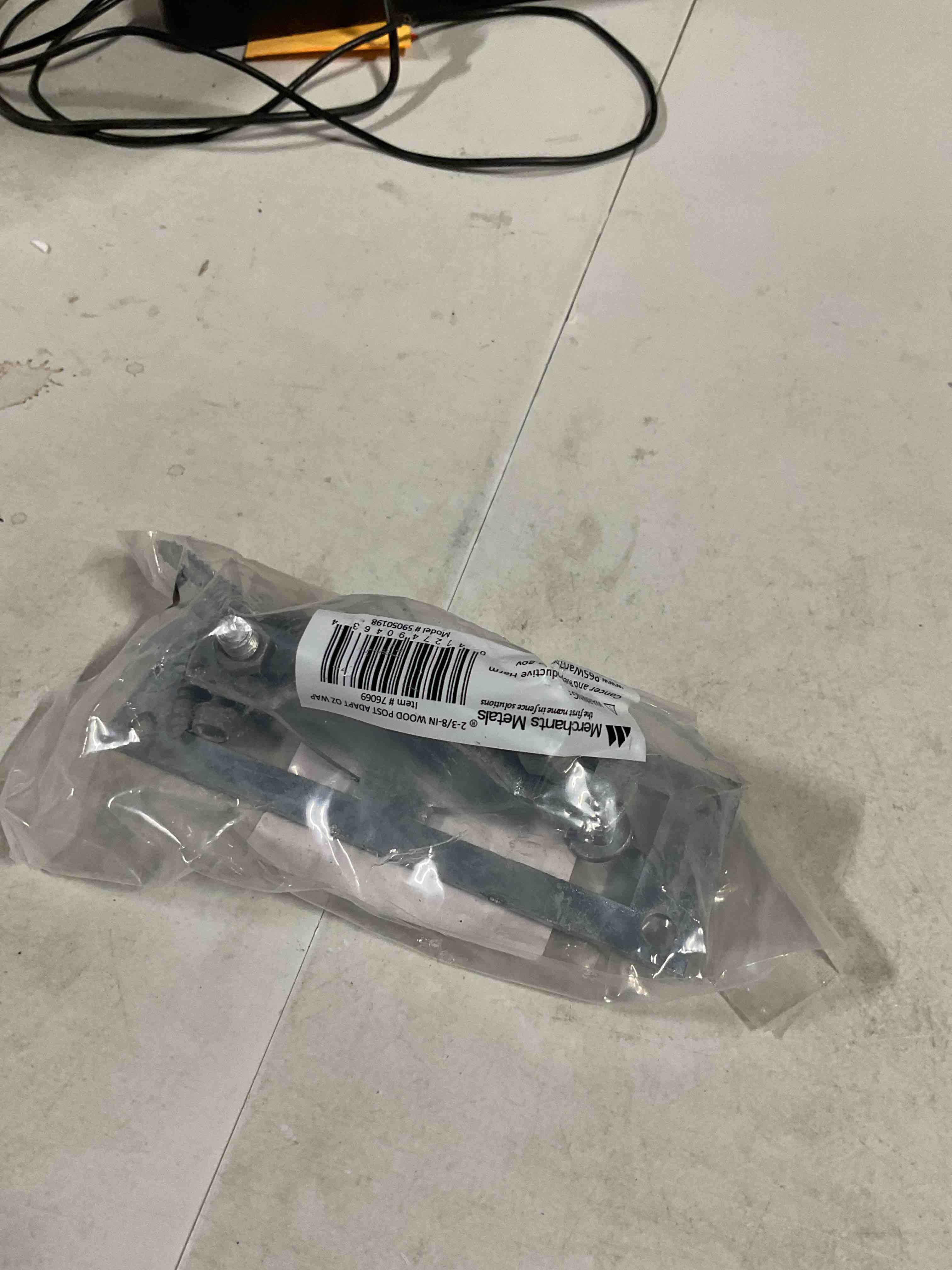 Condition photo showing Good Condition for Galvanized Wood Fence Adaptor