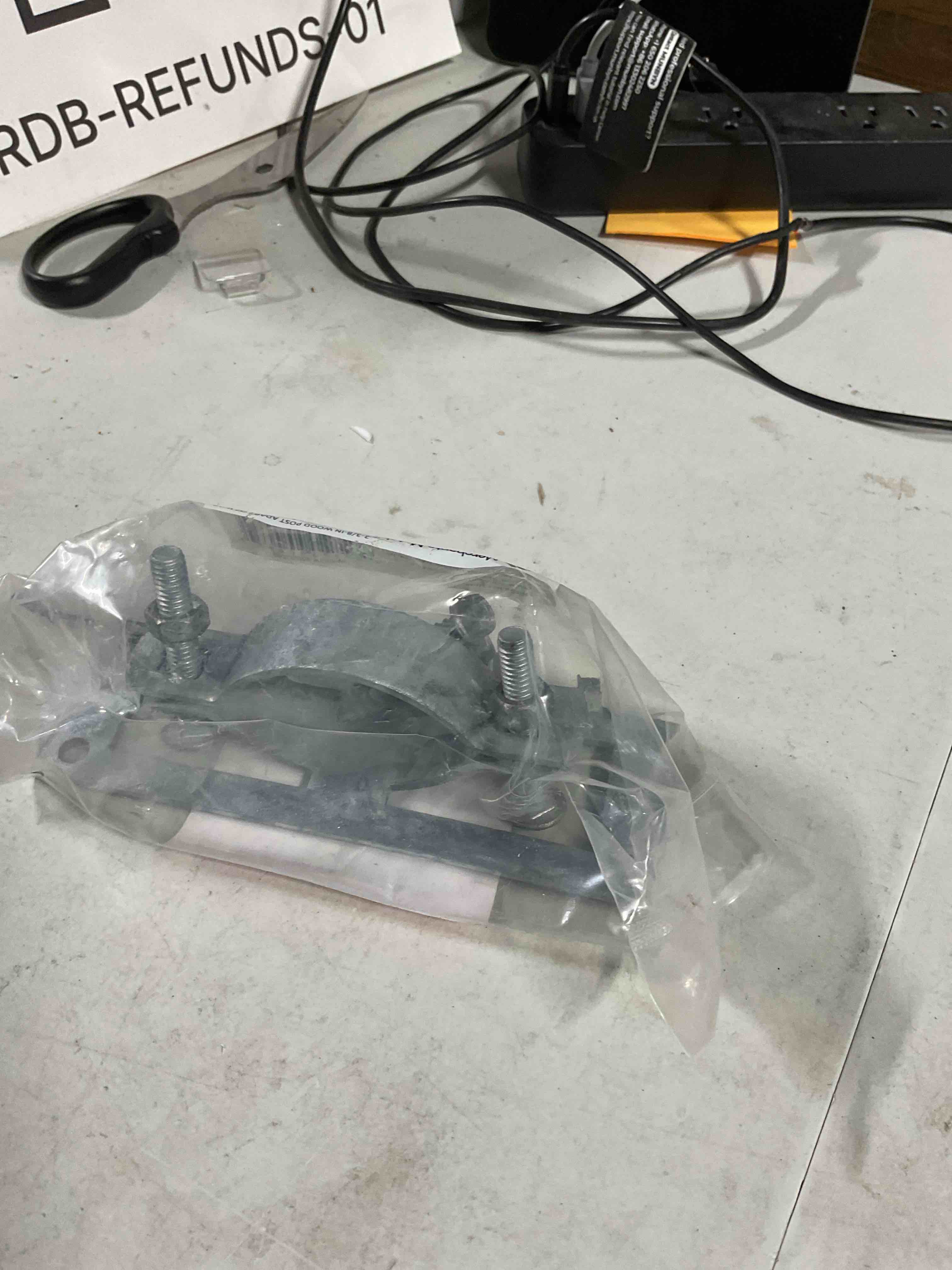 Condition photo showing Good Condition for Galvanized Wood Fence Adaptor