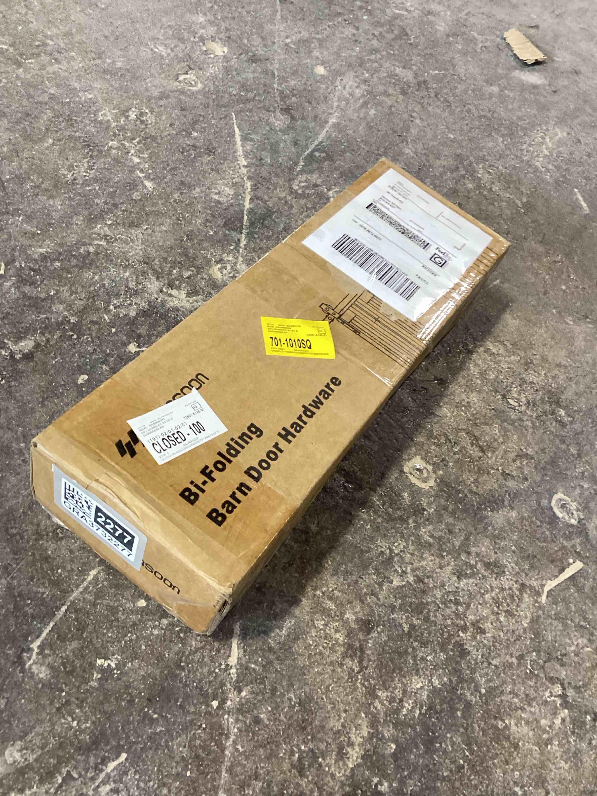 Condition photo showing Good Condition for Bi-Folding Barn Door Hardware 