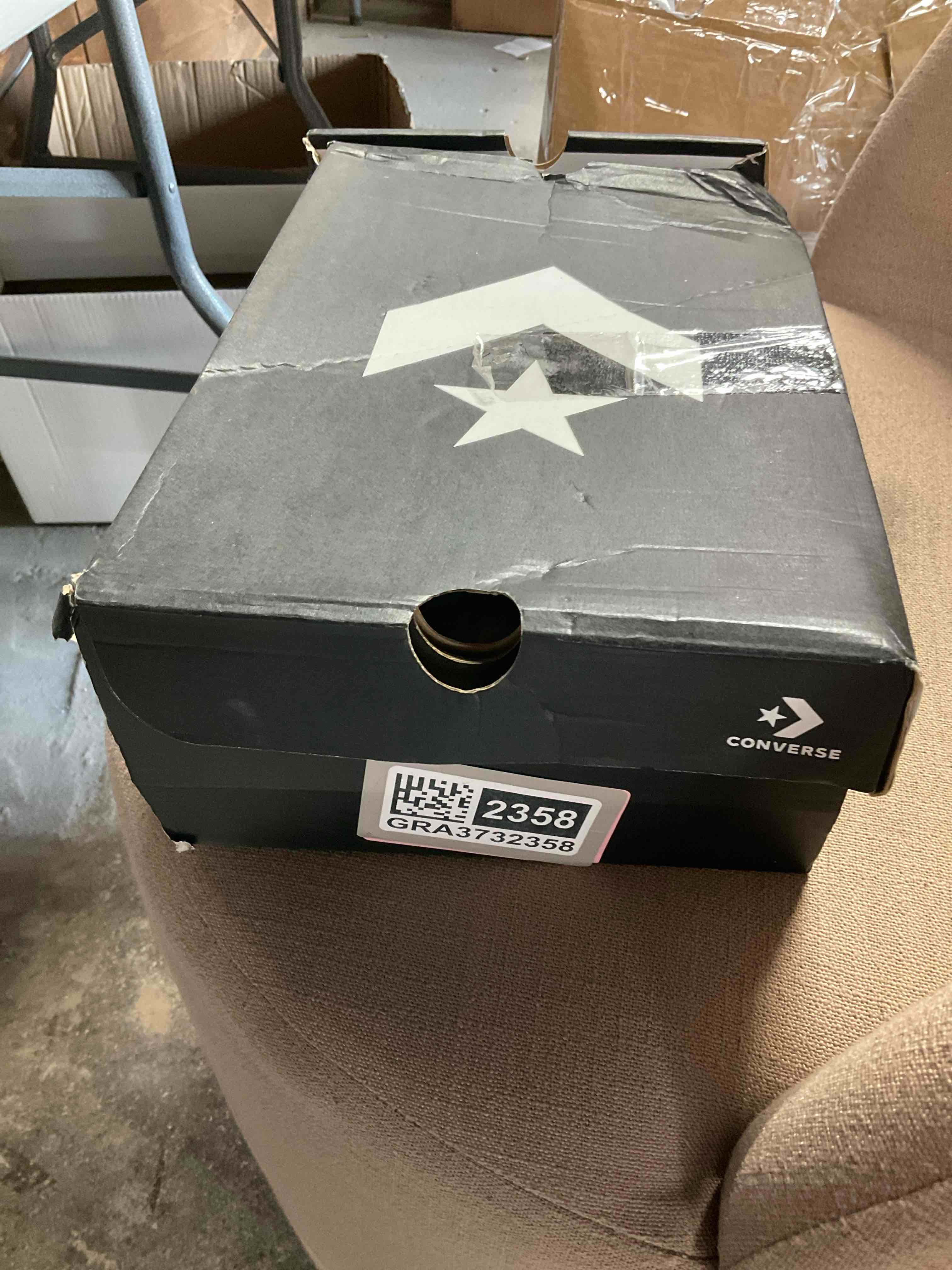 Condition photo showing New/Like New for White Converse All Star Shoes 7 Men’s/9 Women’s