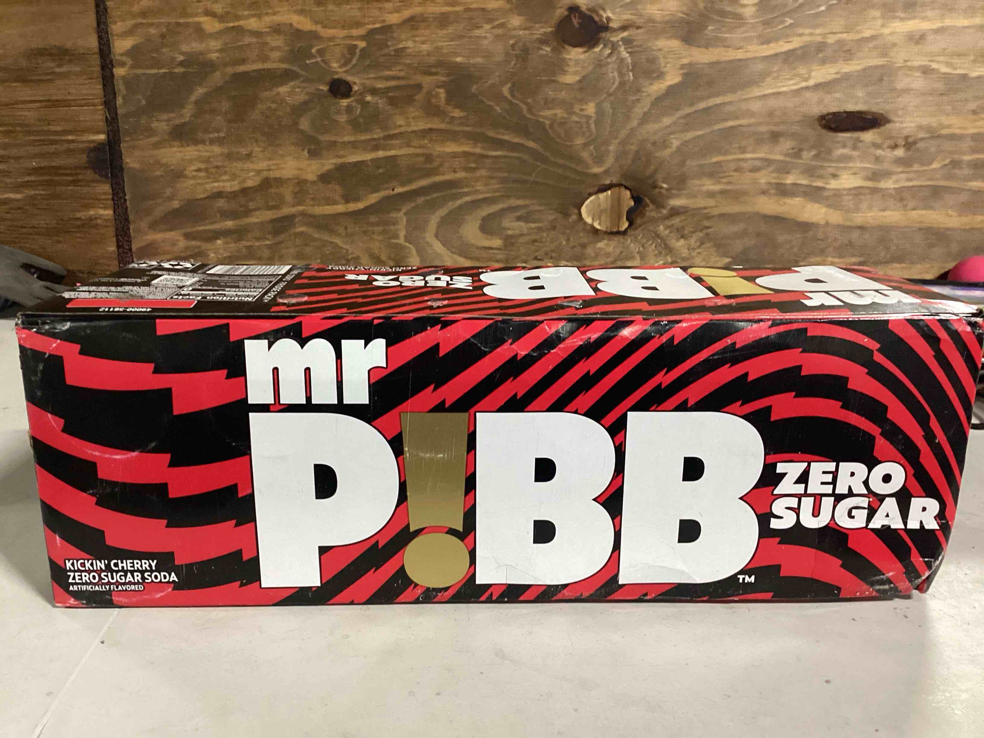 Condition photo showing New/Like New for Mr Pibb Zero Sugar 12oz 12pk