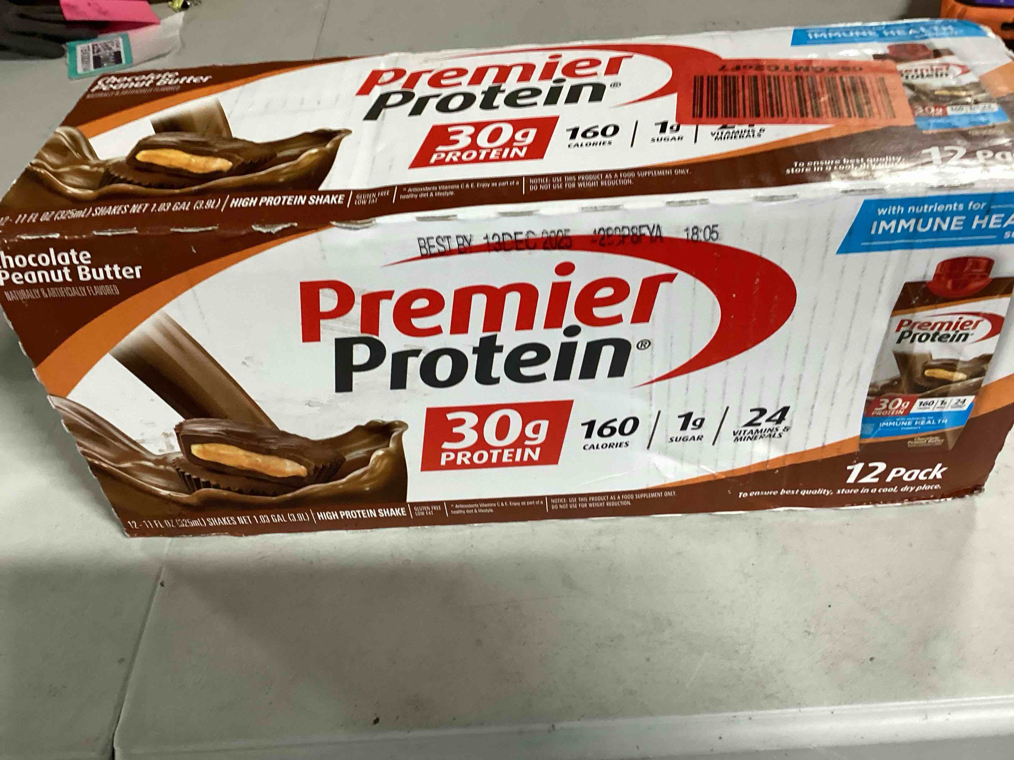 Condition photo showing New/Like New for Premier Protein Nutritional Shake - Chocolate Peanut Butter - 11 fl oz/12pk