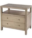 Celine 28" 2-Drawer Nightstand
