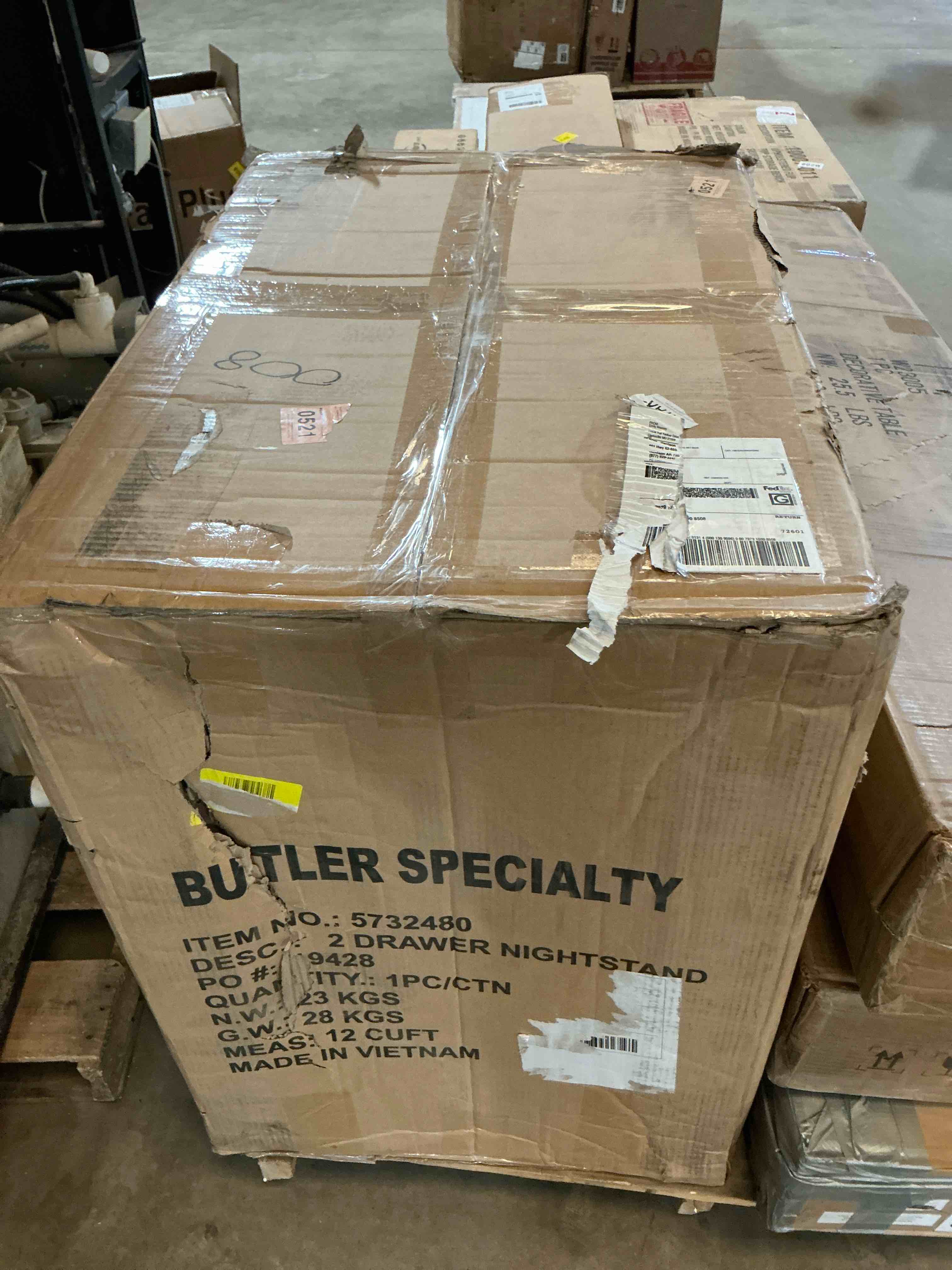 Condition photo showing Good Condition for Celine 28" 2-Drawer Nightstand