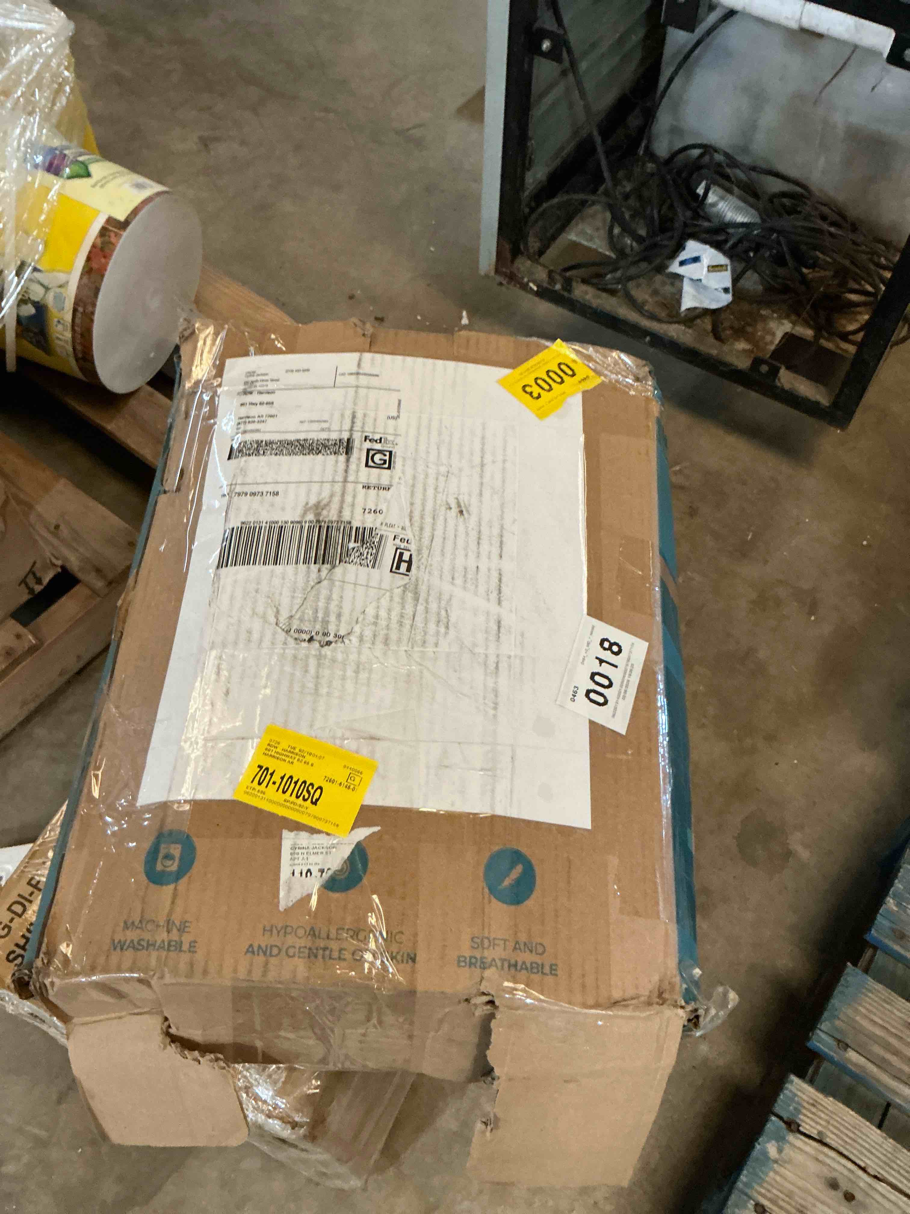 Condition photo showing Good Condition for Bed-in-A-Bag Pleated Comforter Set with Bed Sheets