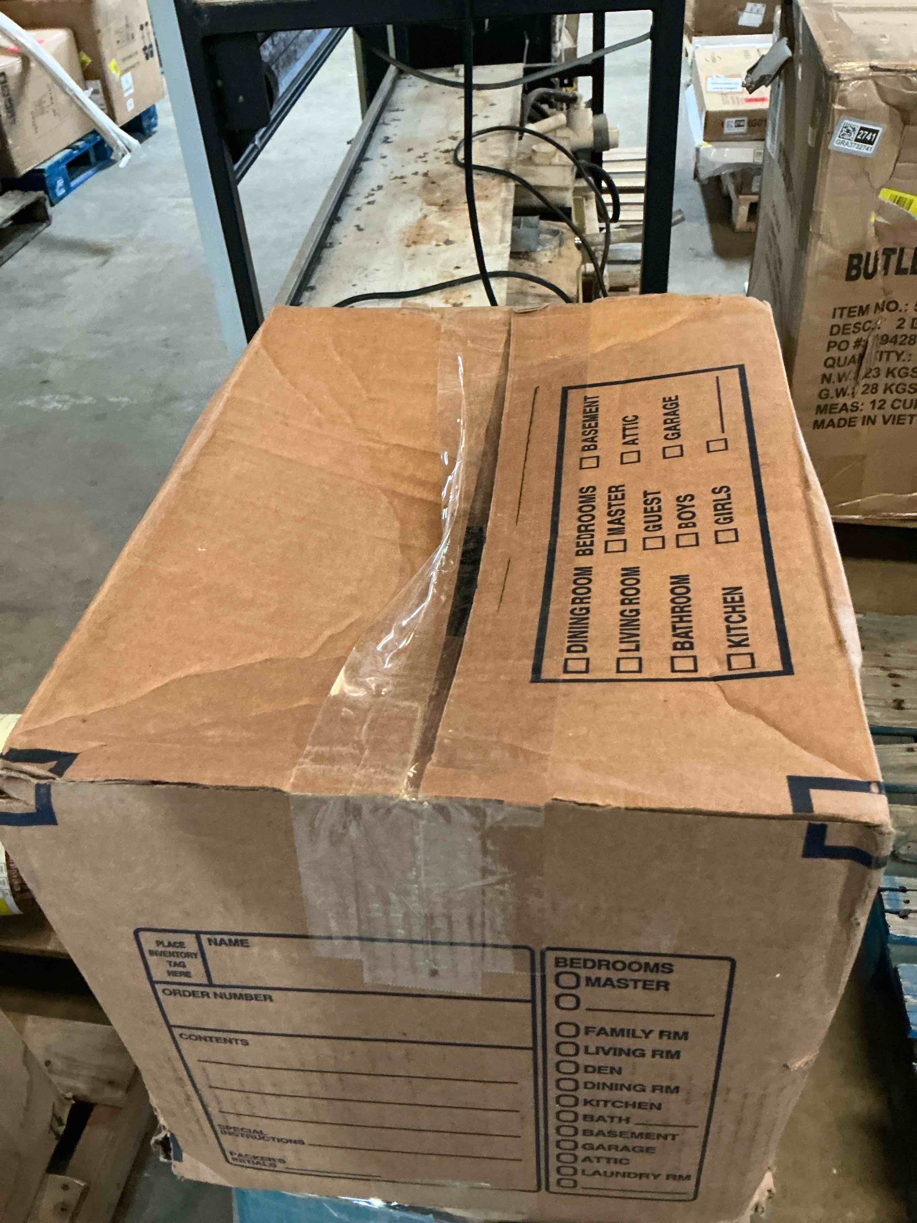 Condition photo showing Good Condition for Kitchen Pantry With Glass Door And Microwave Shelf