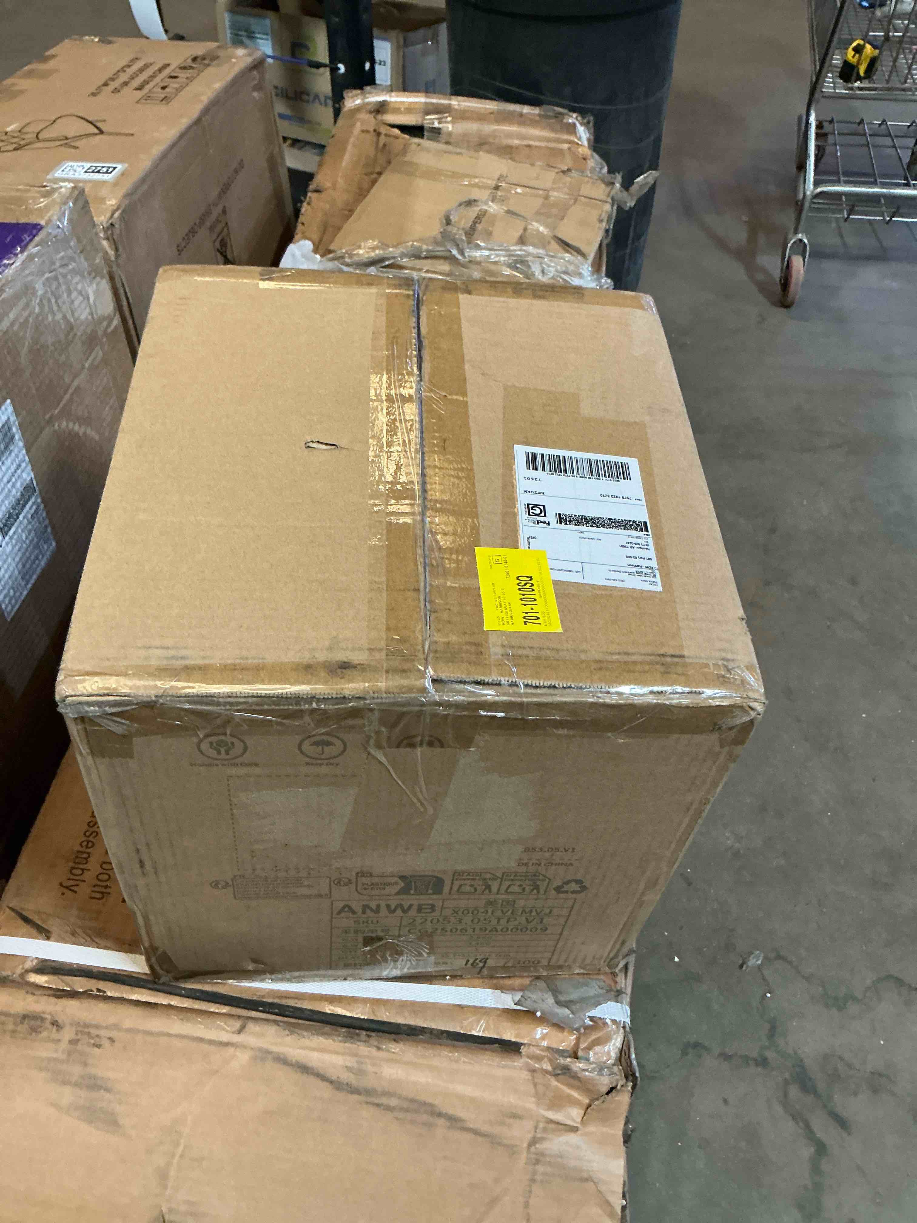 Condition photo showing Good Condition for 2 Pack Rice Dispenser 25 Lbs(11.3kg), Rice Storage Container Sealed Moisture Proof With Measuring Cup For Kitchen Pantry Household, Bpa-free