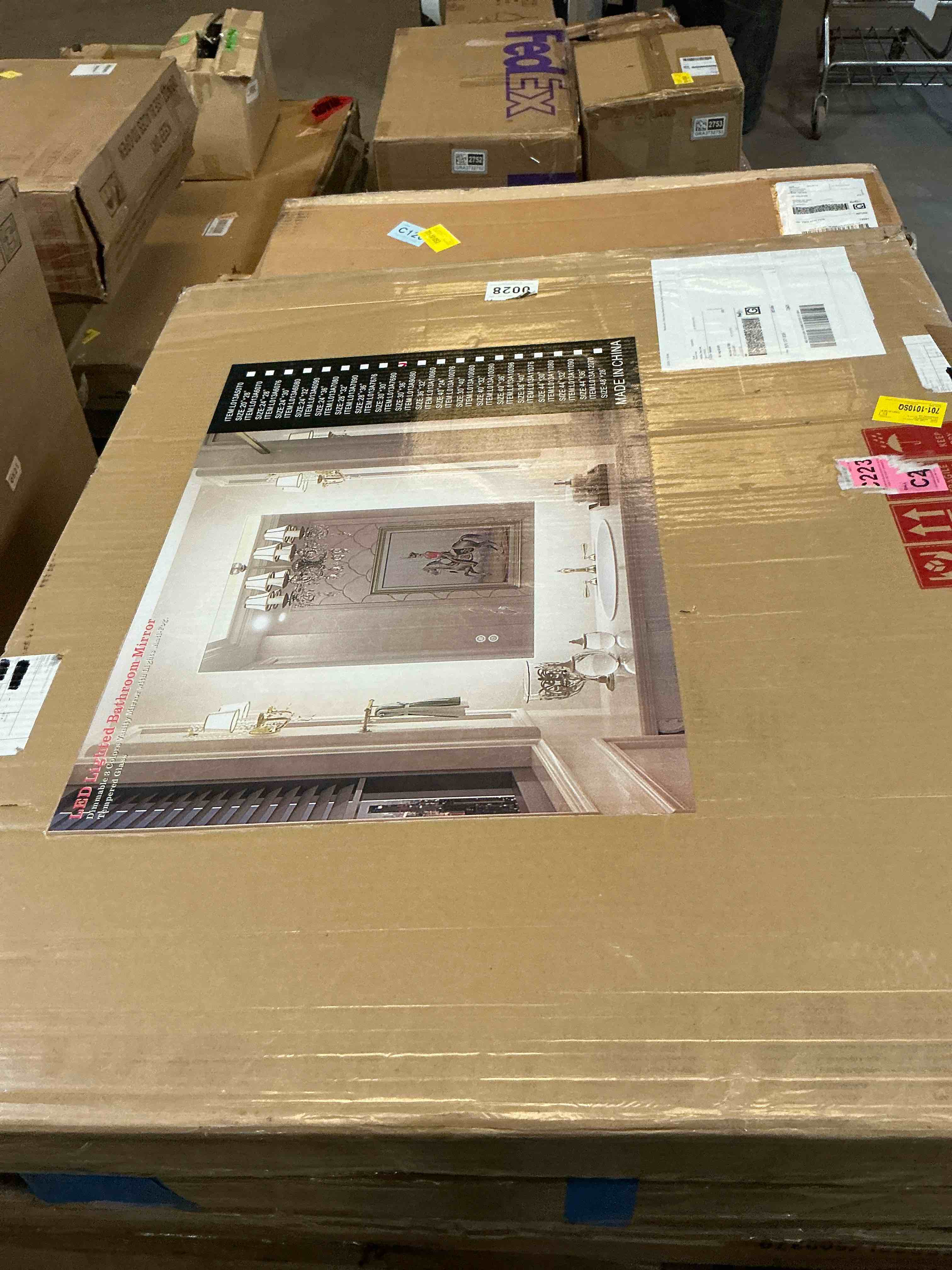 Condition photo showing Good Condition for Aevar UL Certified \u0026 LED Anti-Fog Tempered Glass Bathroom/Vanity Mirror