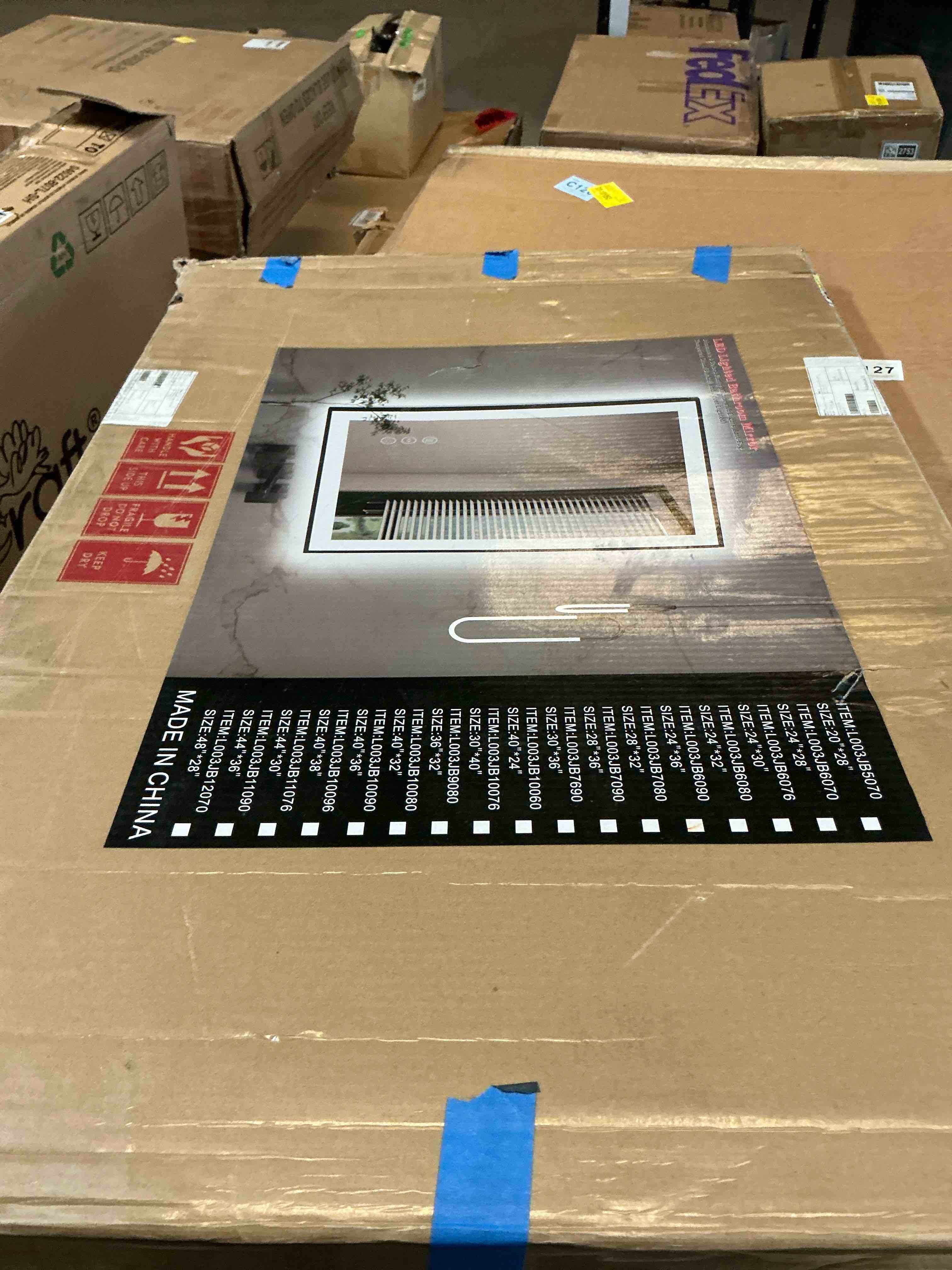 Condition photo showing Good Condition for Aevar UL Certified Front \u0026 Back LED Anti-Fog Tempered Glass Framed Bathroom/Vanity Mirror with 3-Year Warranty