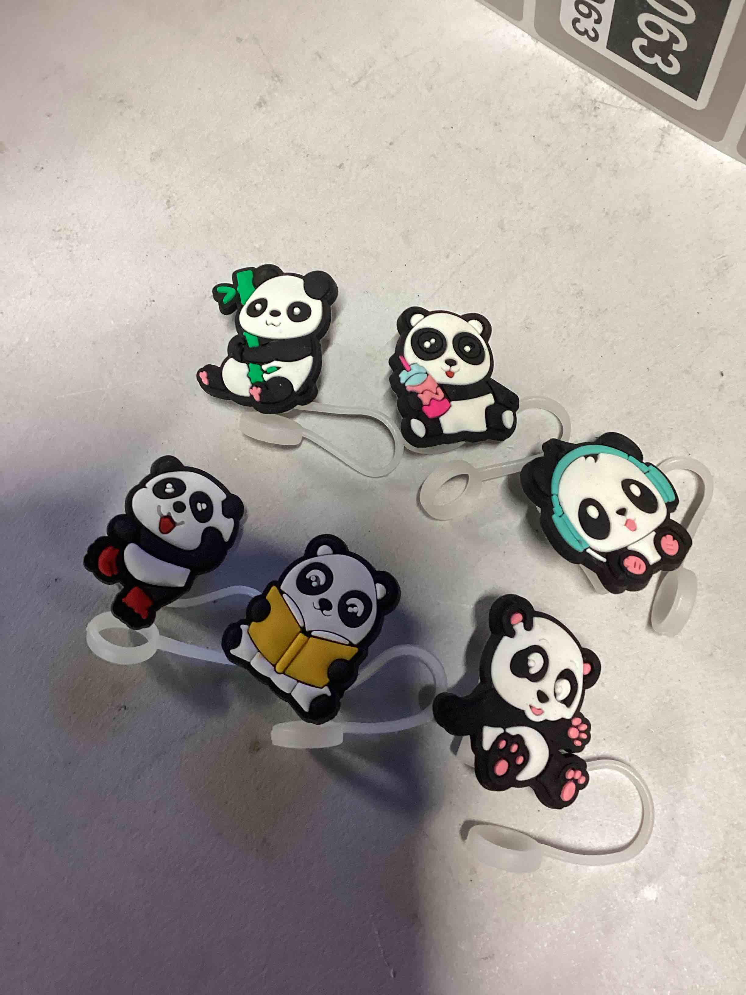 straw cover cap. 6pk