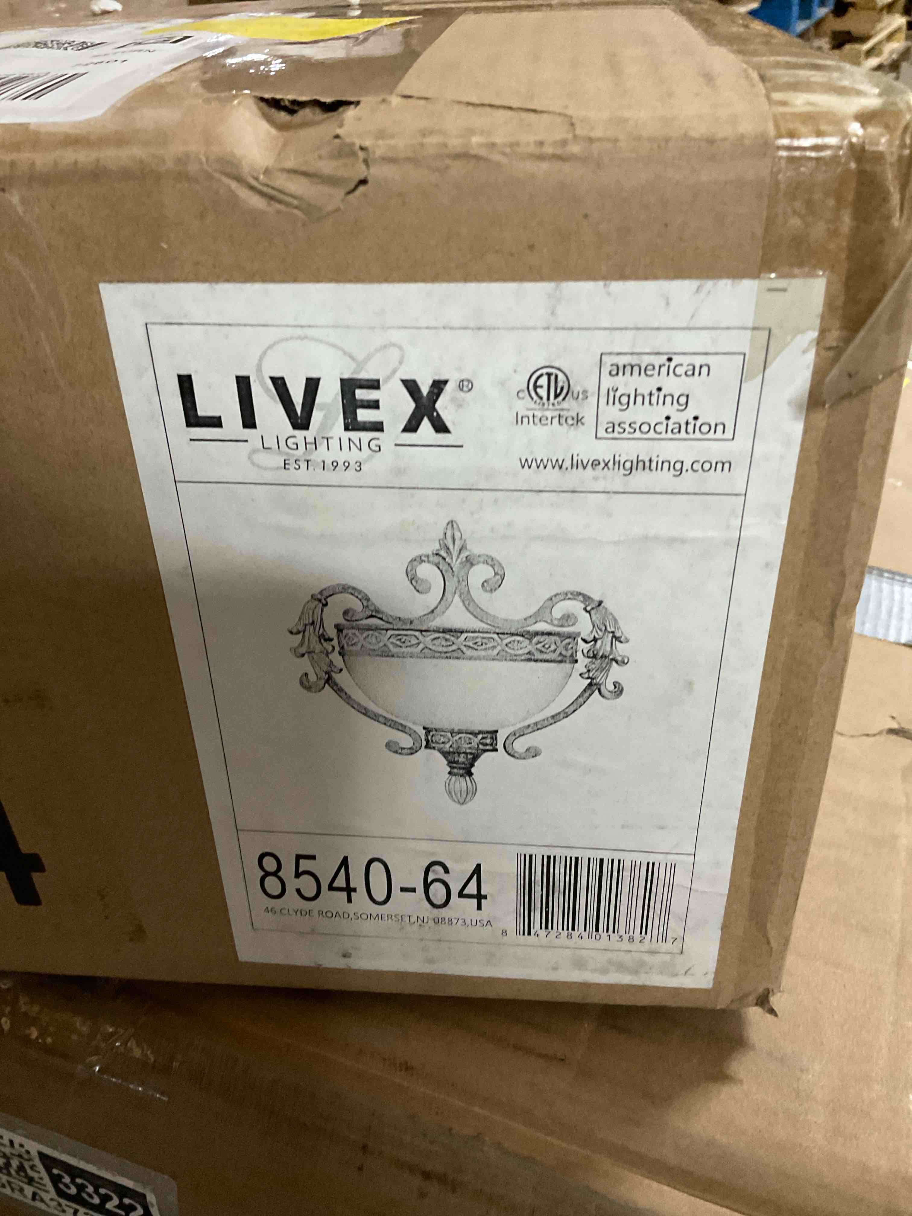 Condition photo showing Good Condition for Cutlerville 1 - Light Dimmable Palacial Bronze Half Moon