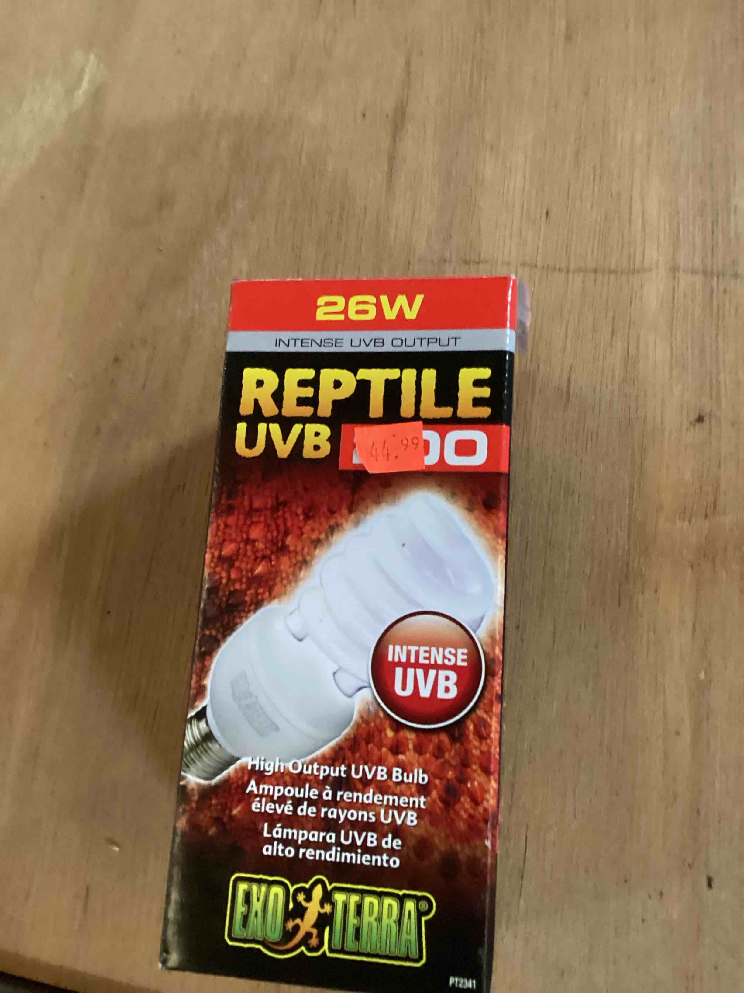 reptile uv bulb 26w. 
