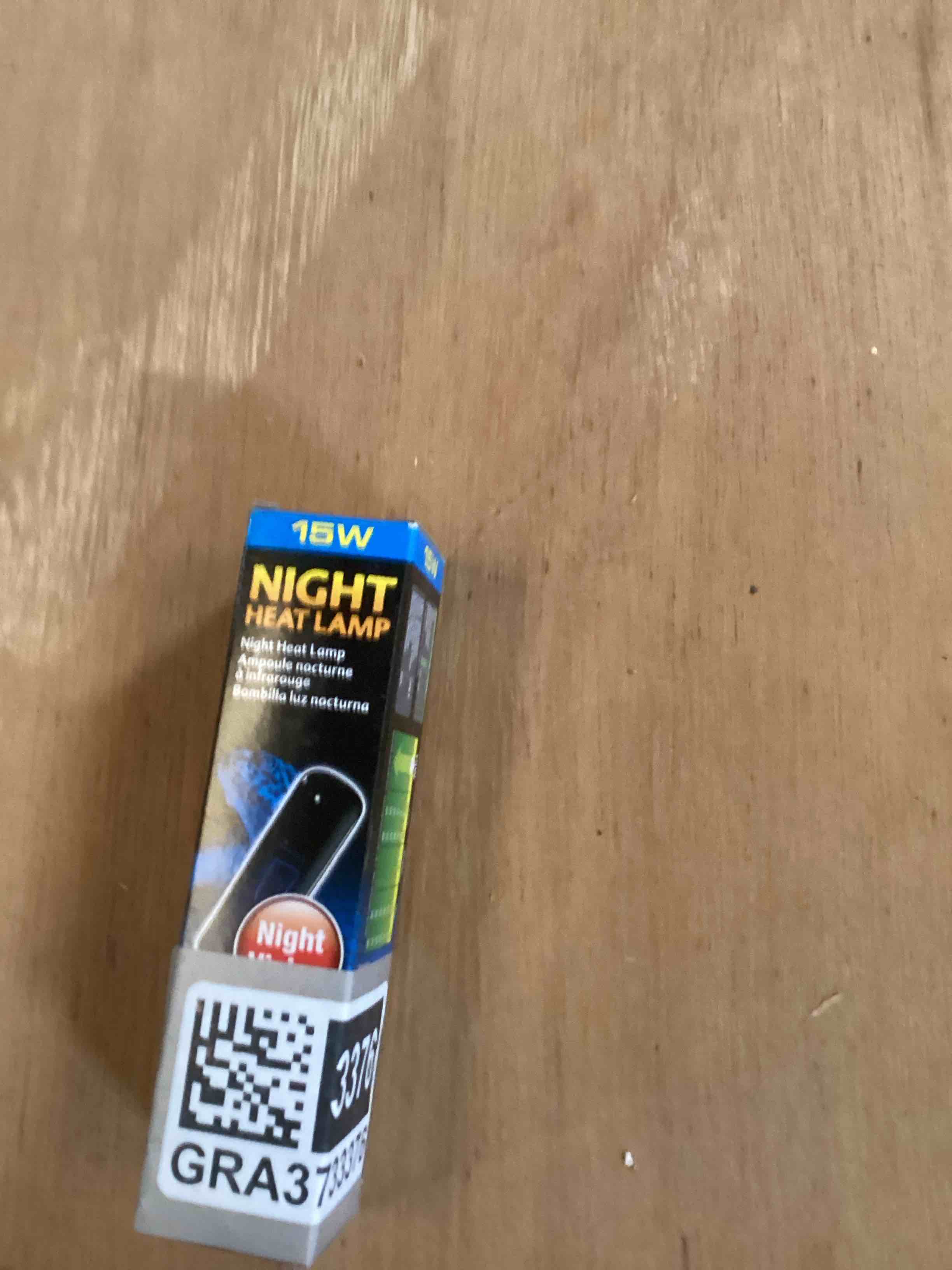 reptile night heat lamp bulb