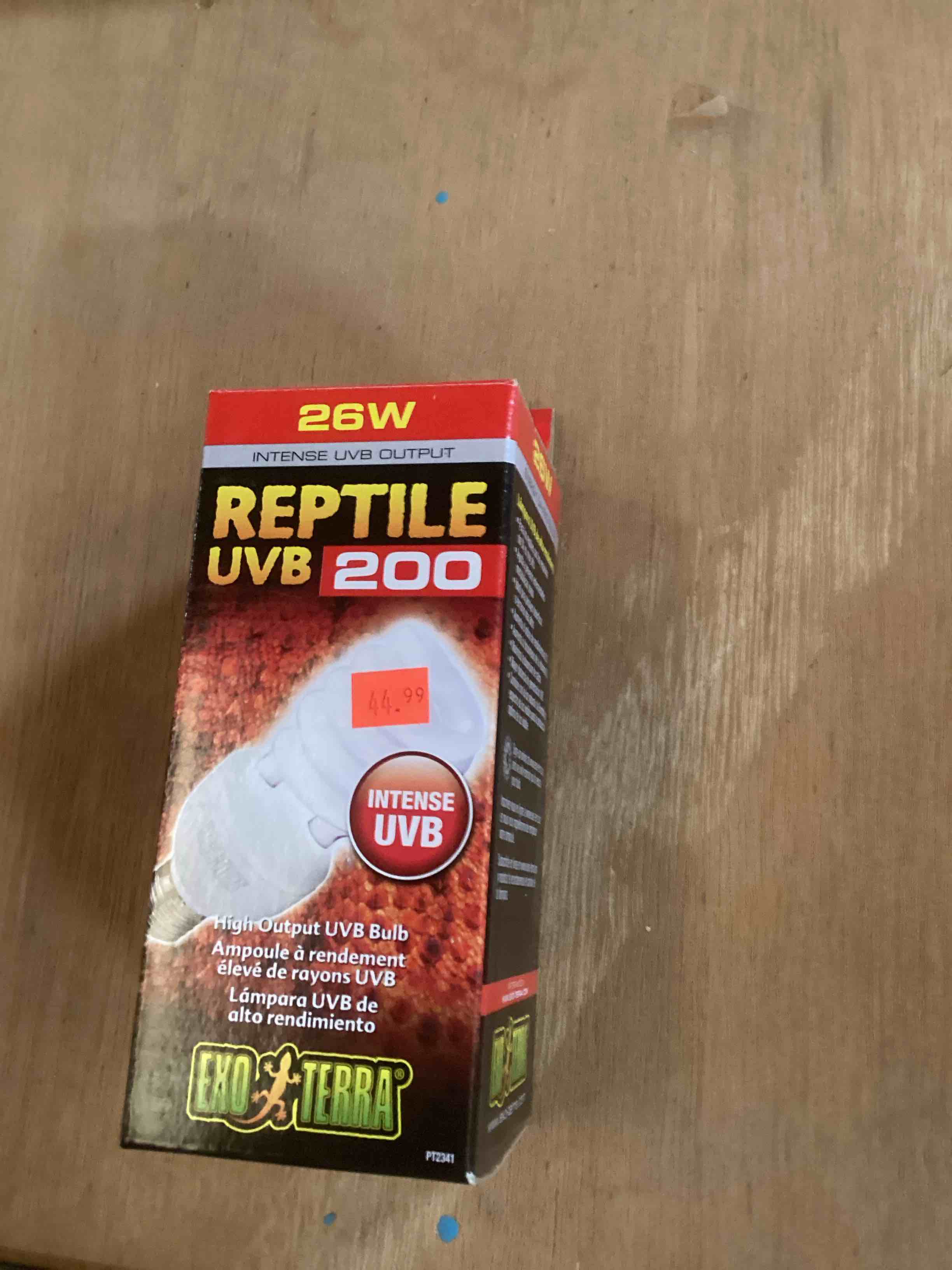 reptile uv bulb 200