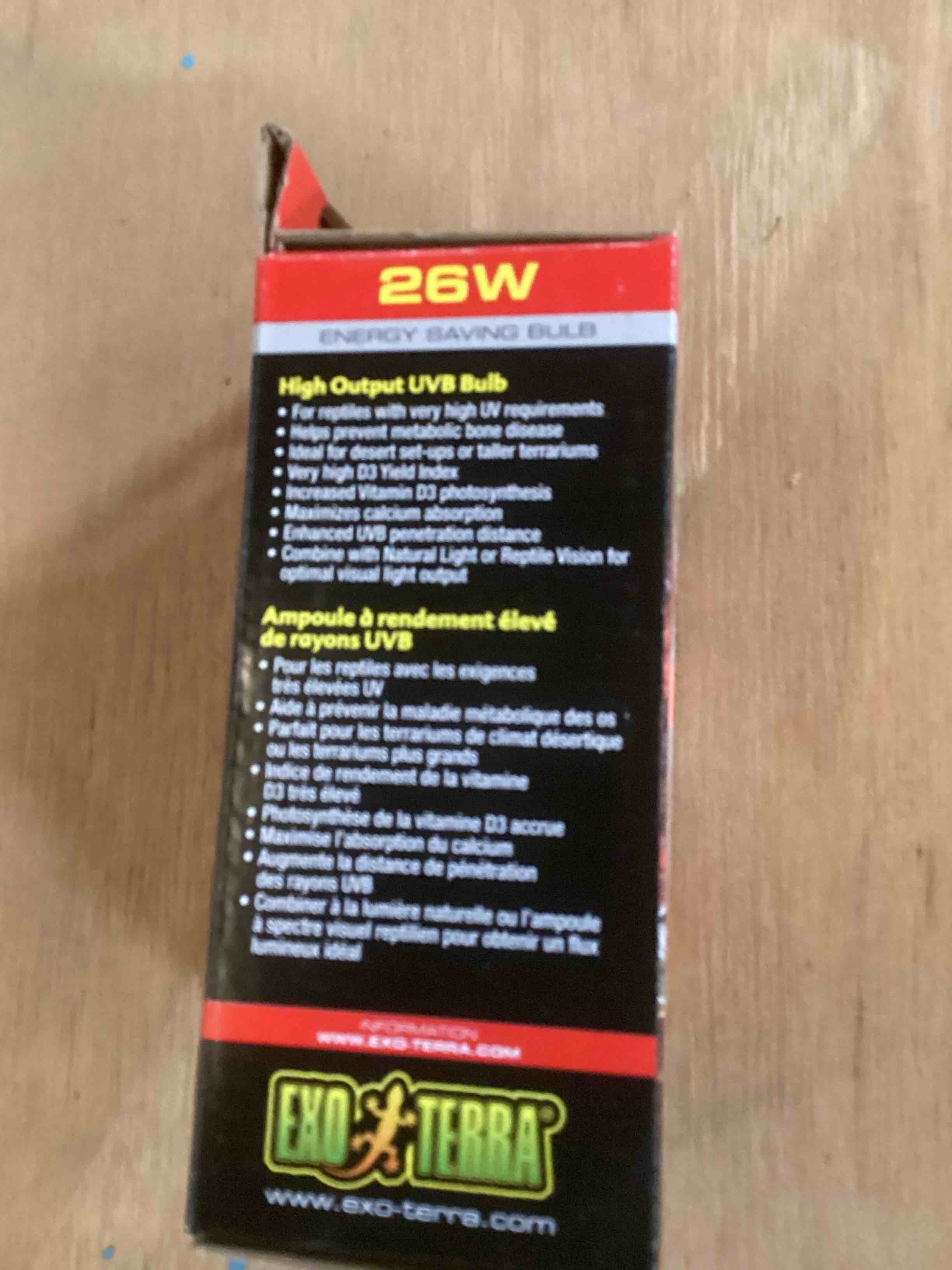 Condition photo showing Good Condition for reptile uv bulb 200