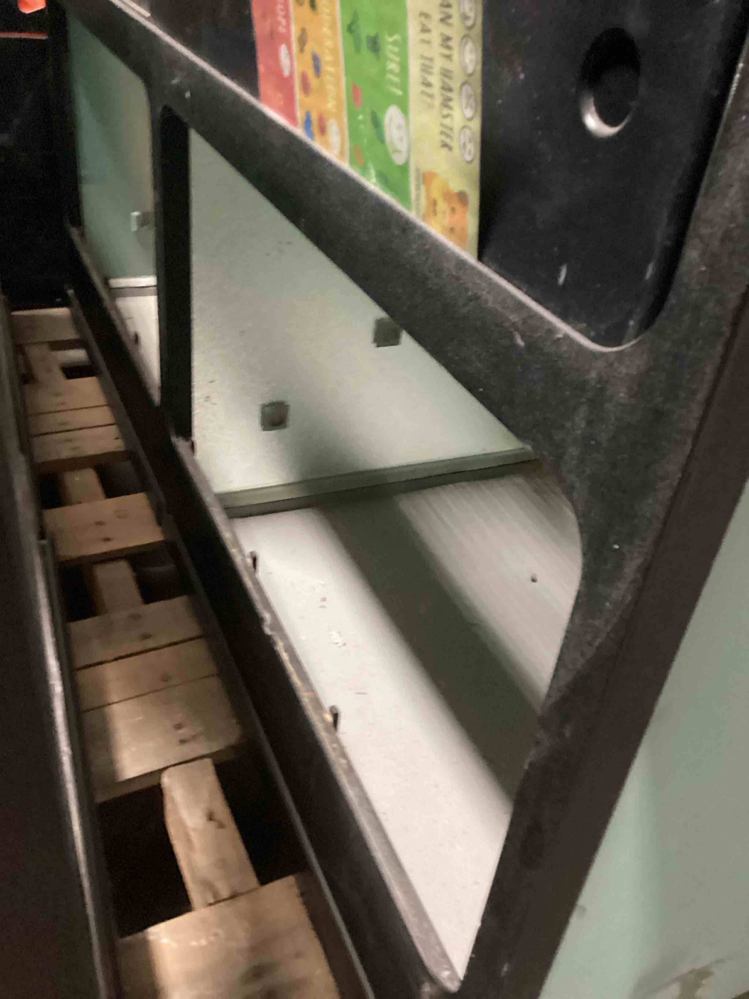 Condition photo showing As Is for 2 hole terrarium boxes for pet animals