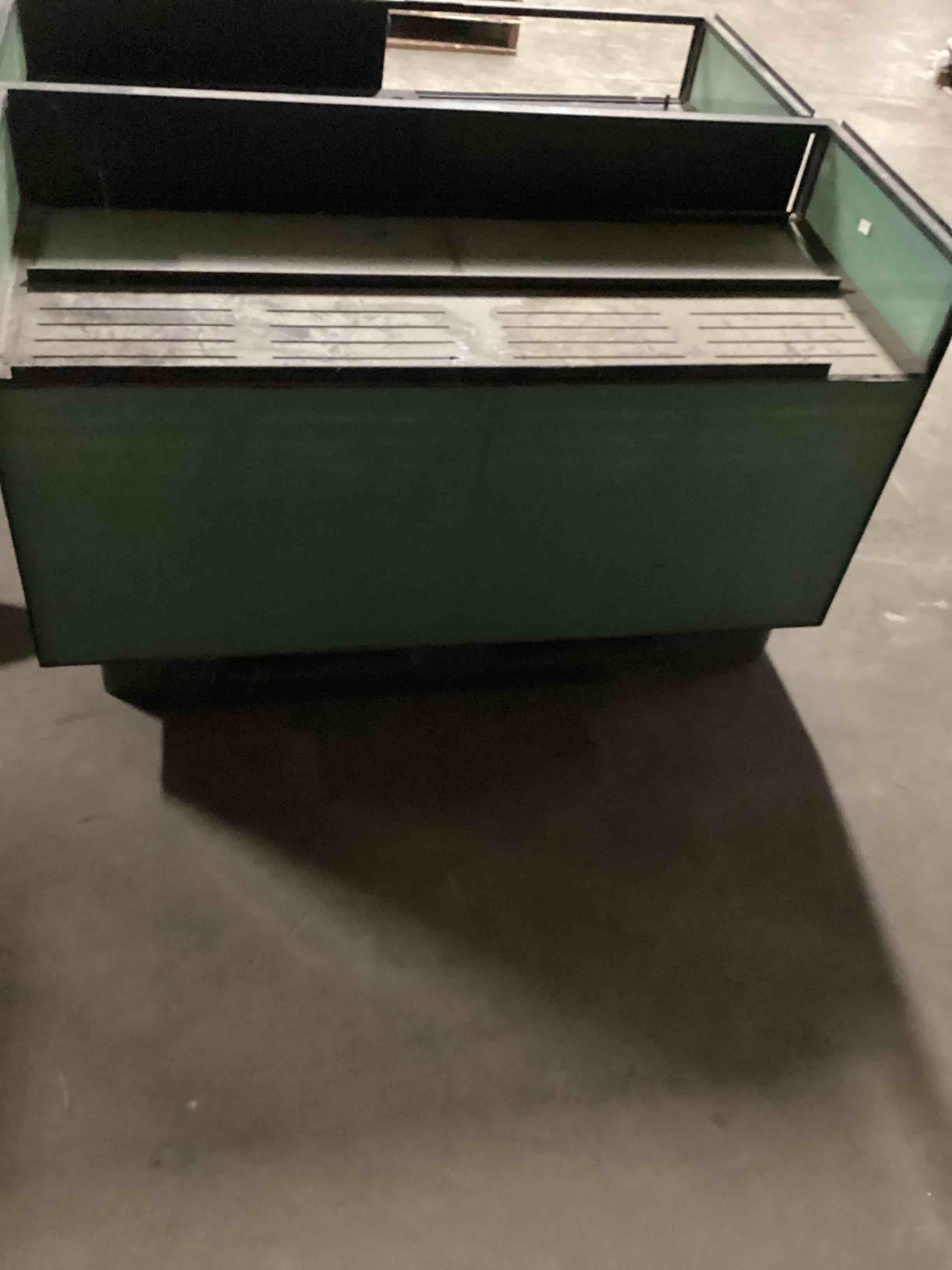 Condition photo showing As Is for commercial 2 door terrarium 
