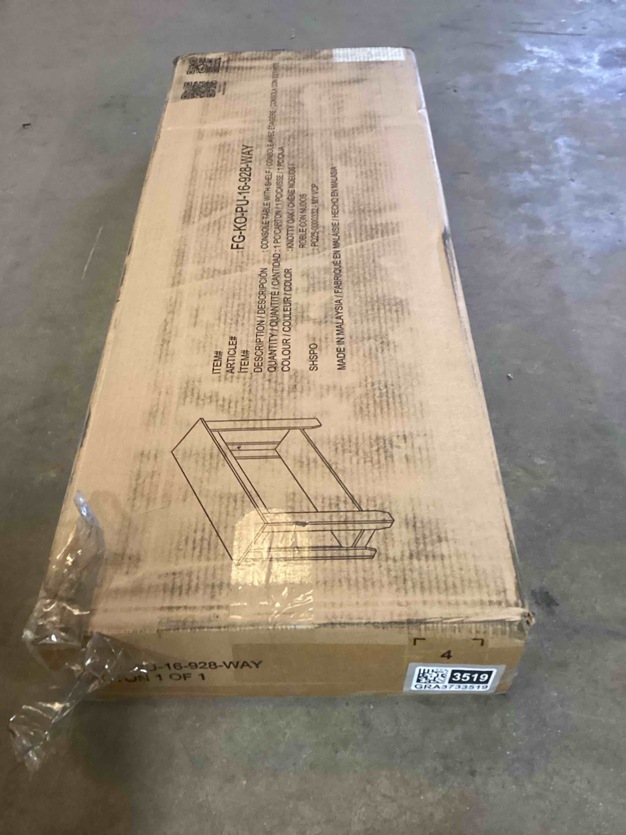 Condition photo showing Good Condition for Weddel Basilico Console Table