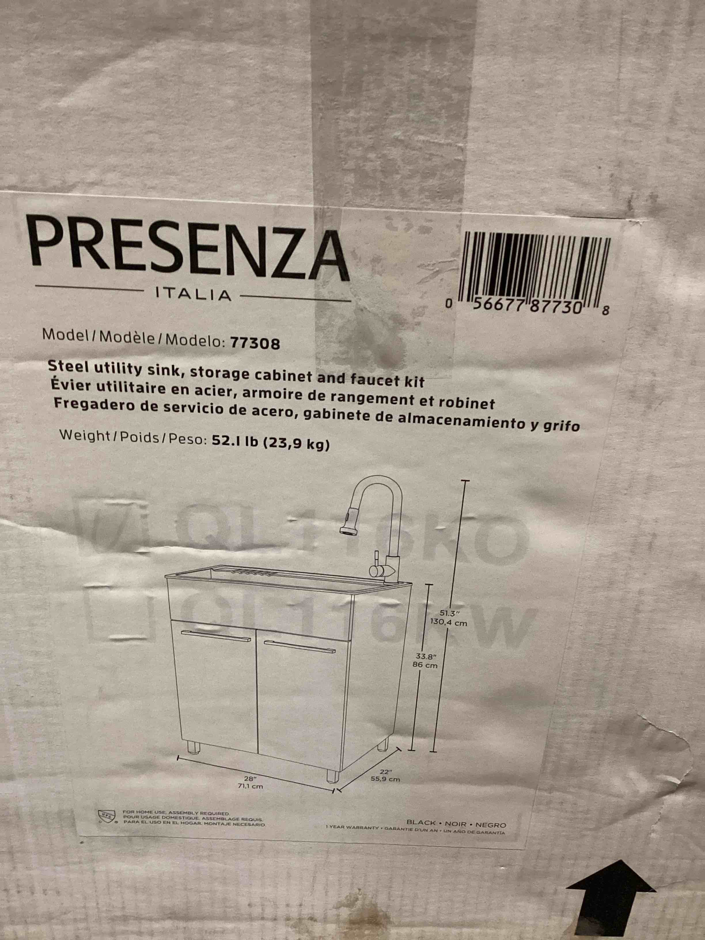 Condition photo showing Good Condition for All-In-One 28" L x 22" W Free Standing Laundry Sink with Faucet