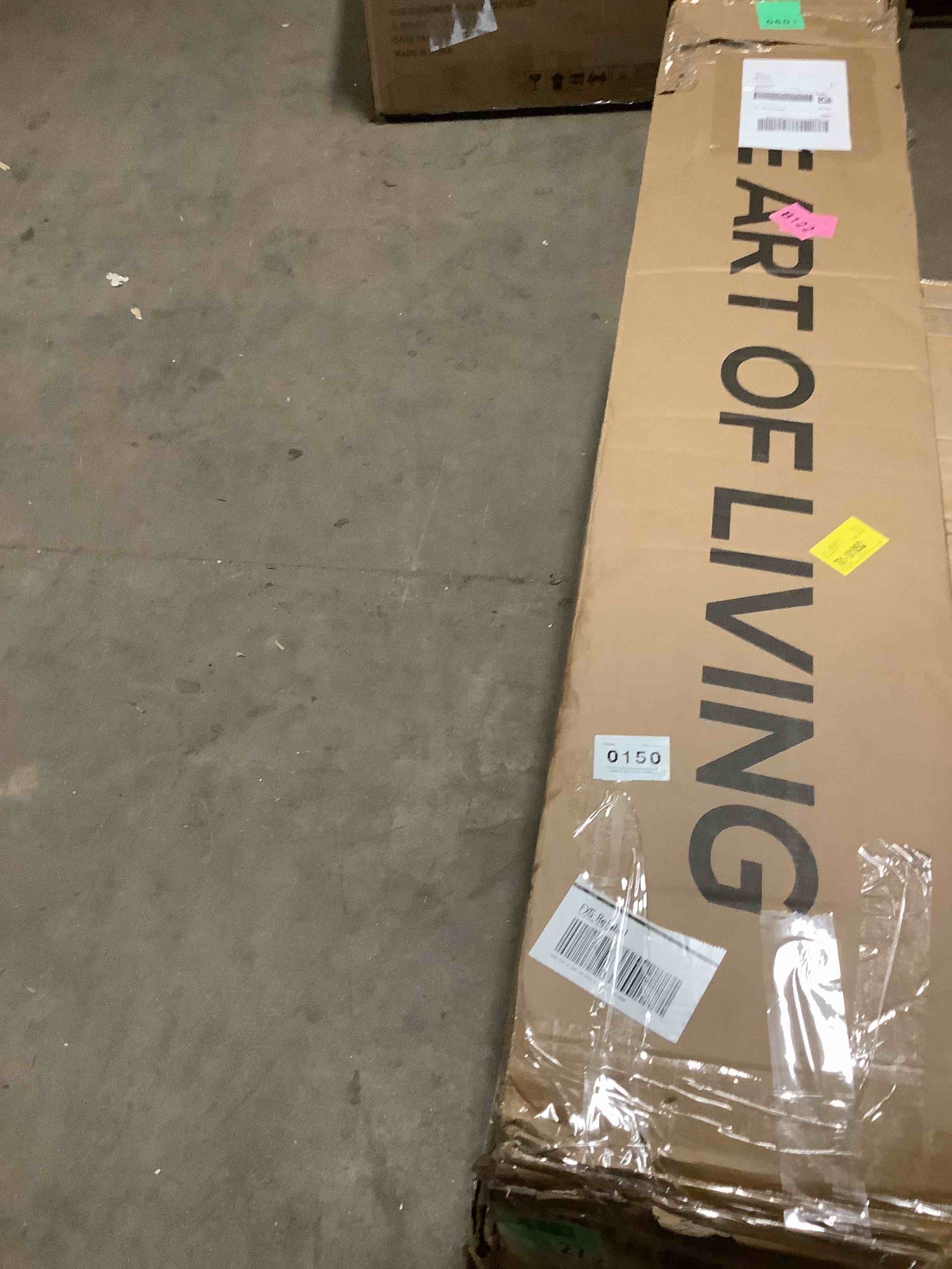 Condition photo showing Good Condition for Elison Platform Bed with Fabric Upholstered Headboard and Wooden Slats