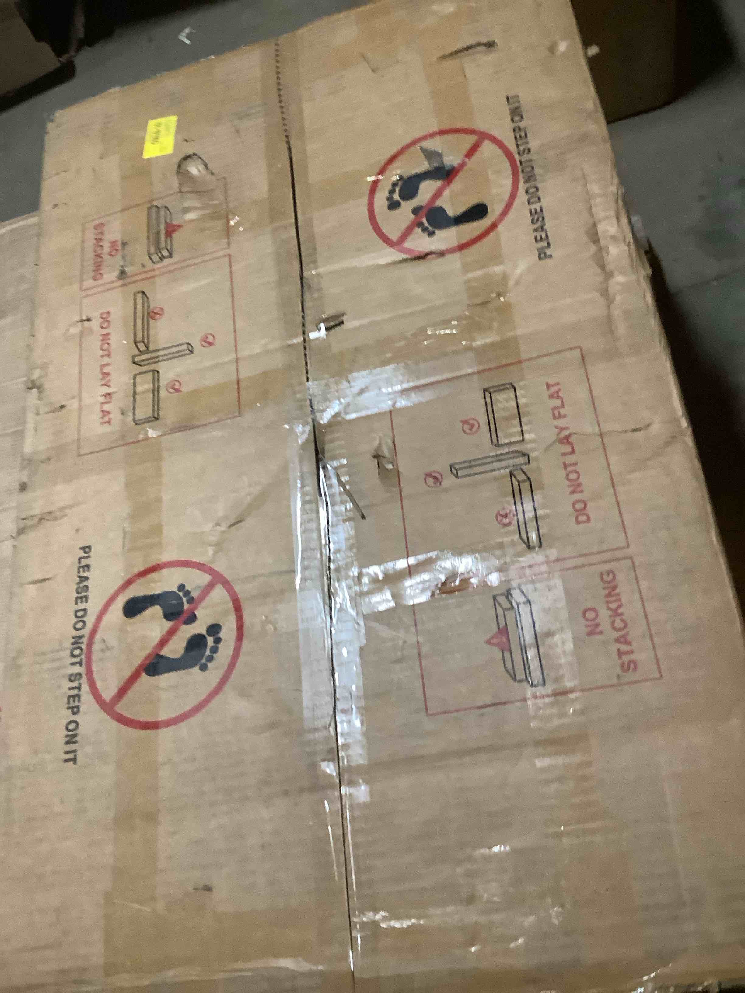 Condition photo showing As Is for broken tile sink good