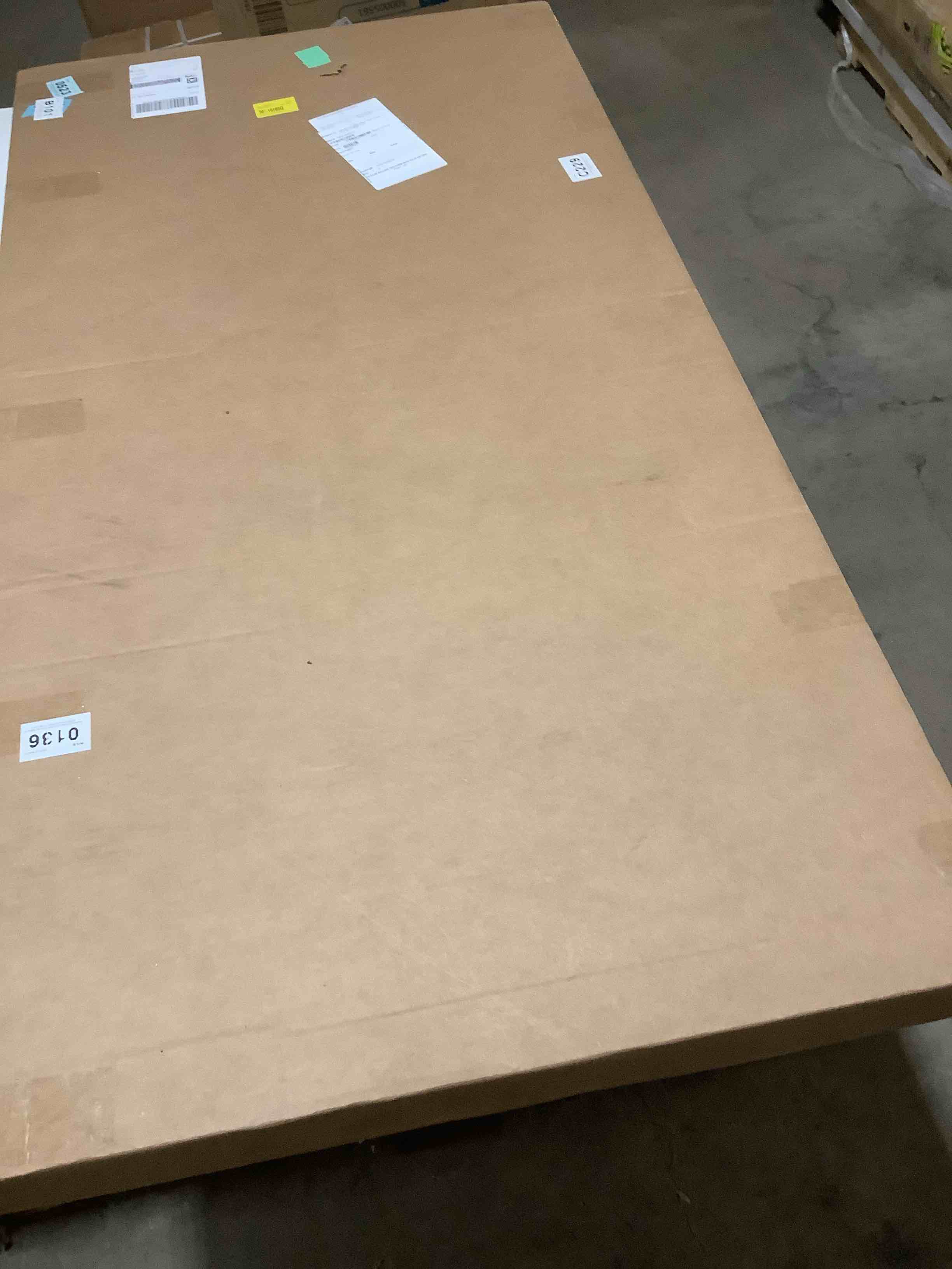 large framed canvas print wall art - neutral abstract print for minimalist modern wall decor