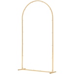 arch backdrop stand, 6.6 x 3.3 ft, stable structure, easy assembly,  arch backdrop stand for wedding, birthday party, graduation, holiday celebration, and ceremony decoration