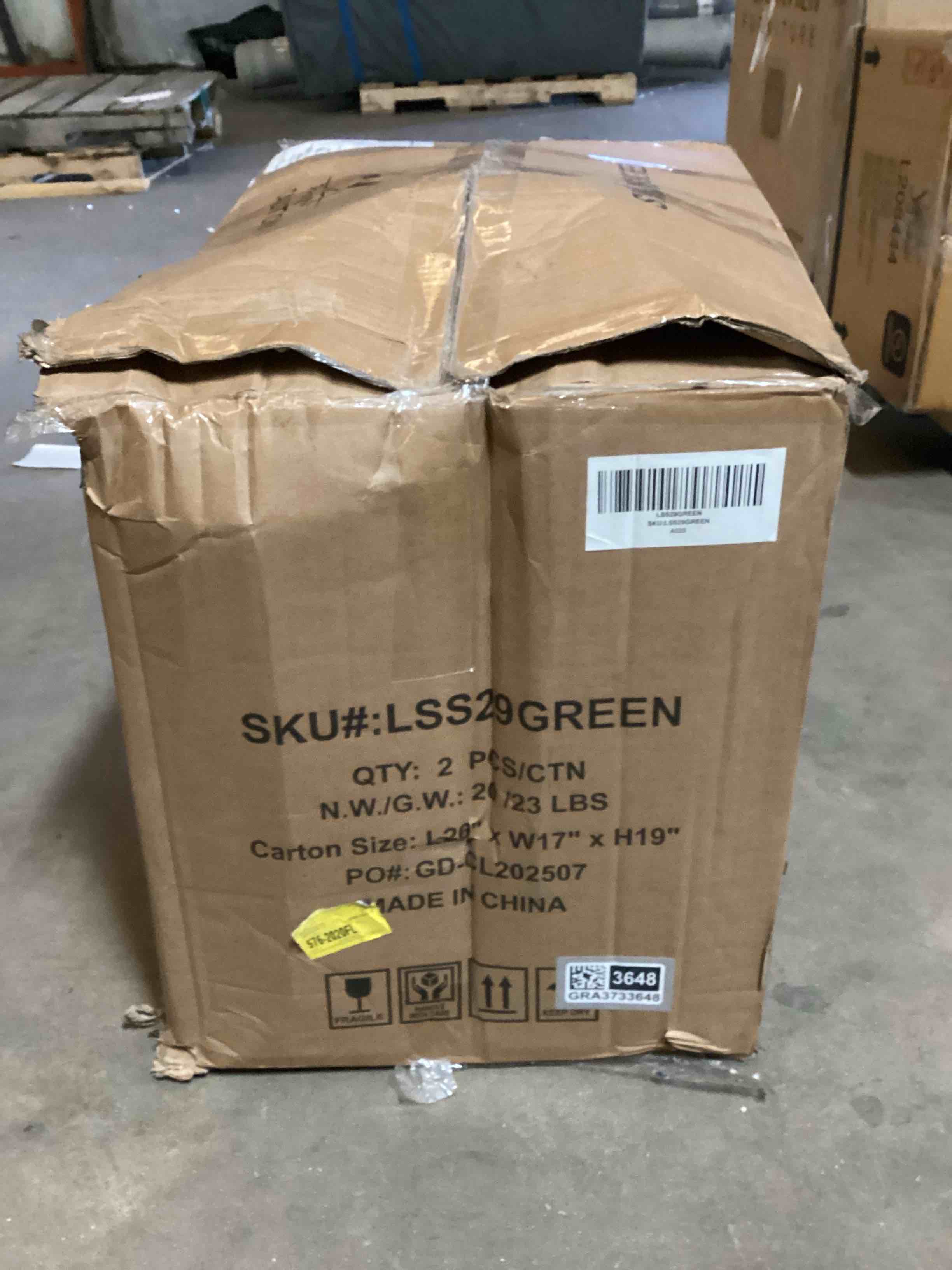 Condition photo showing Good Condition for “Green” Pascal Upholstered Side Chair