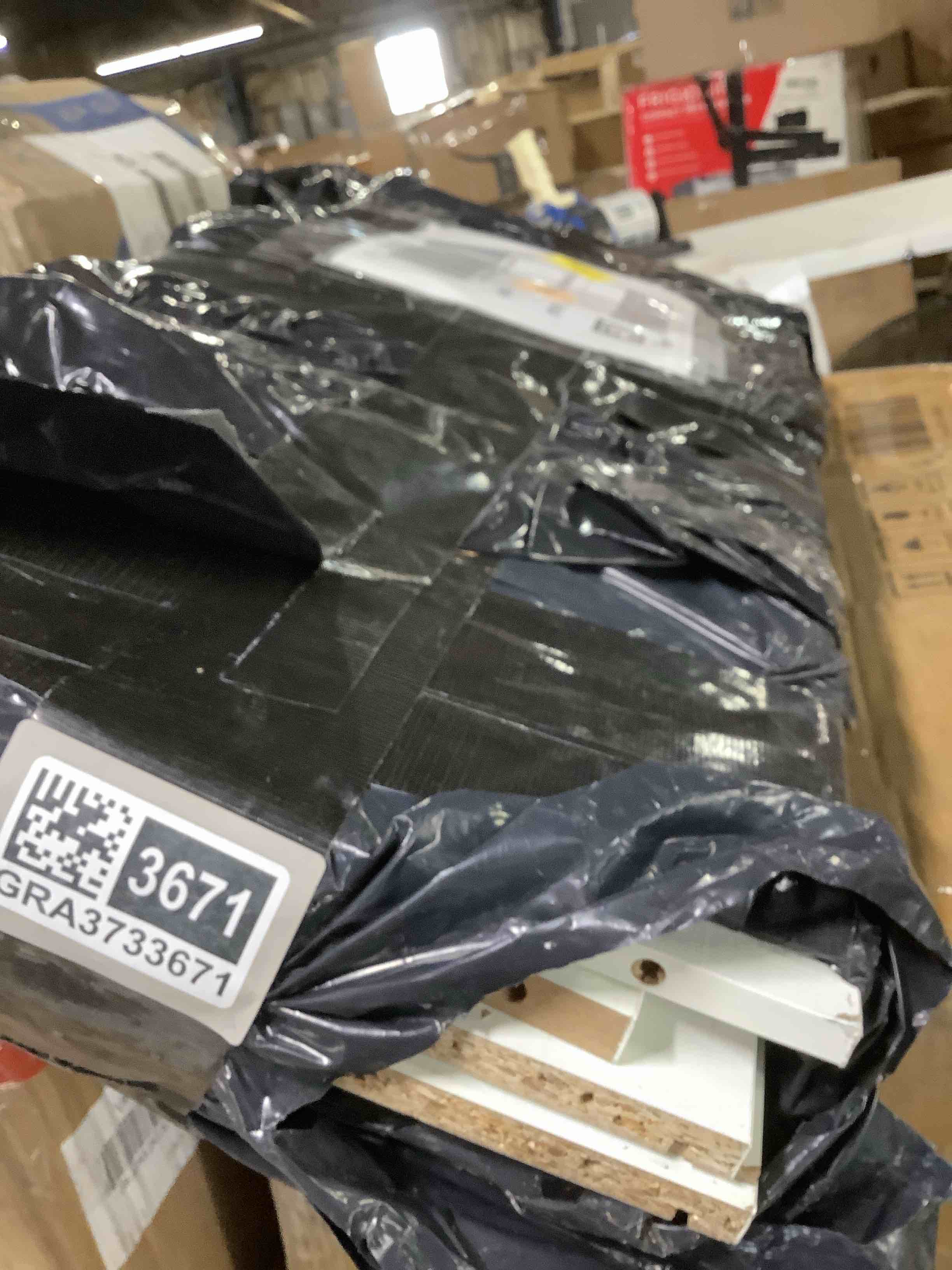 Condition photo showing Good Condition for (Incomplete no box, might have damage) white book shelf furniture 