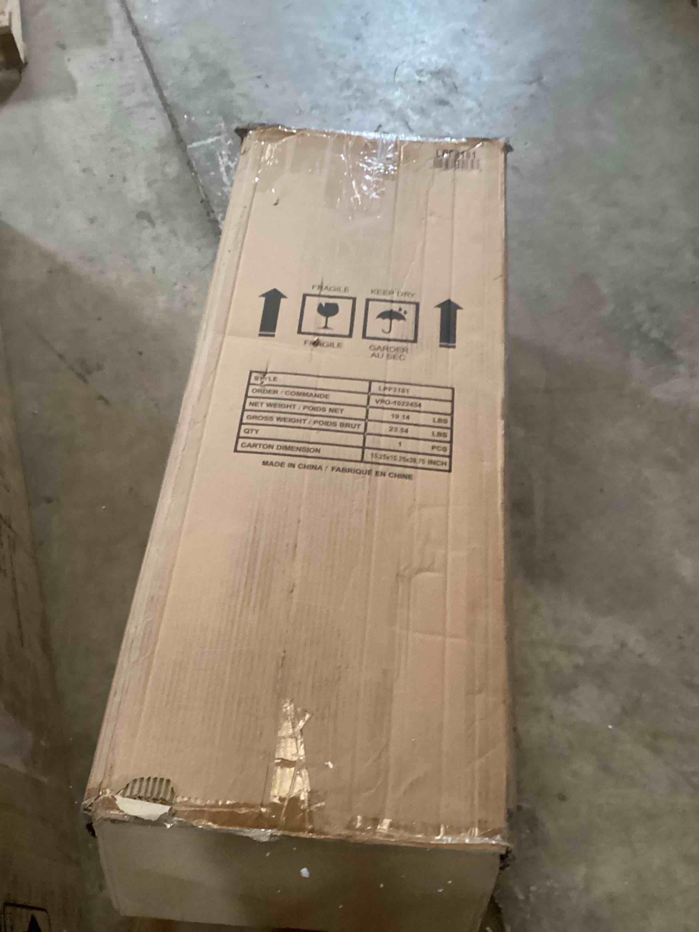 Condition photo showing As Is for Cornelia Floor lamp