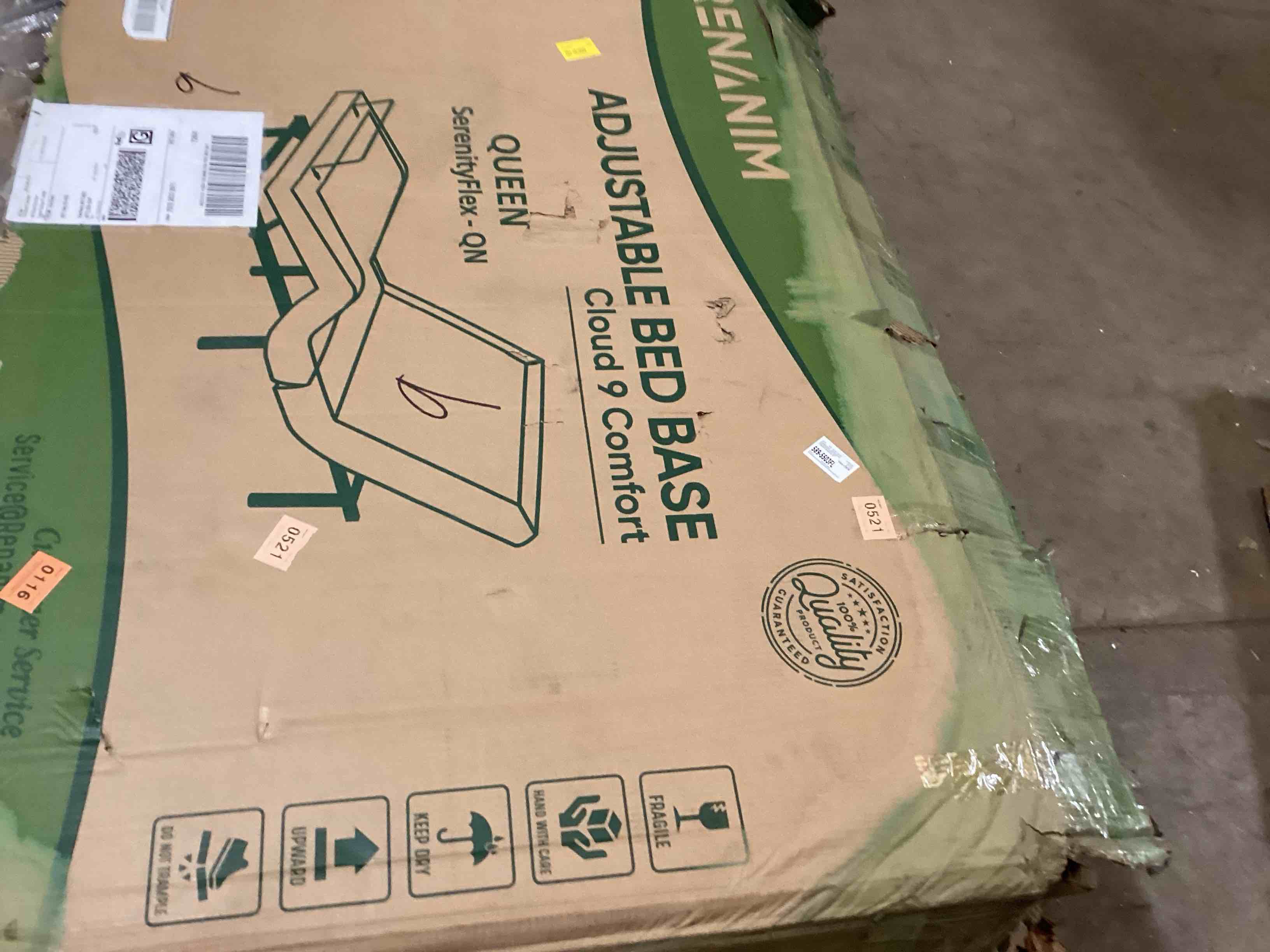 Condition photo showing Good Condition for Renanim SerenityFlex Adjustable Bed Frame with Massage, USB, Underbed Light, App Control