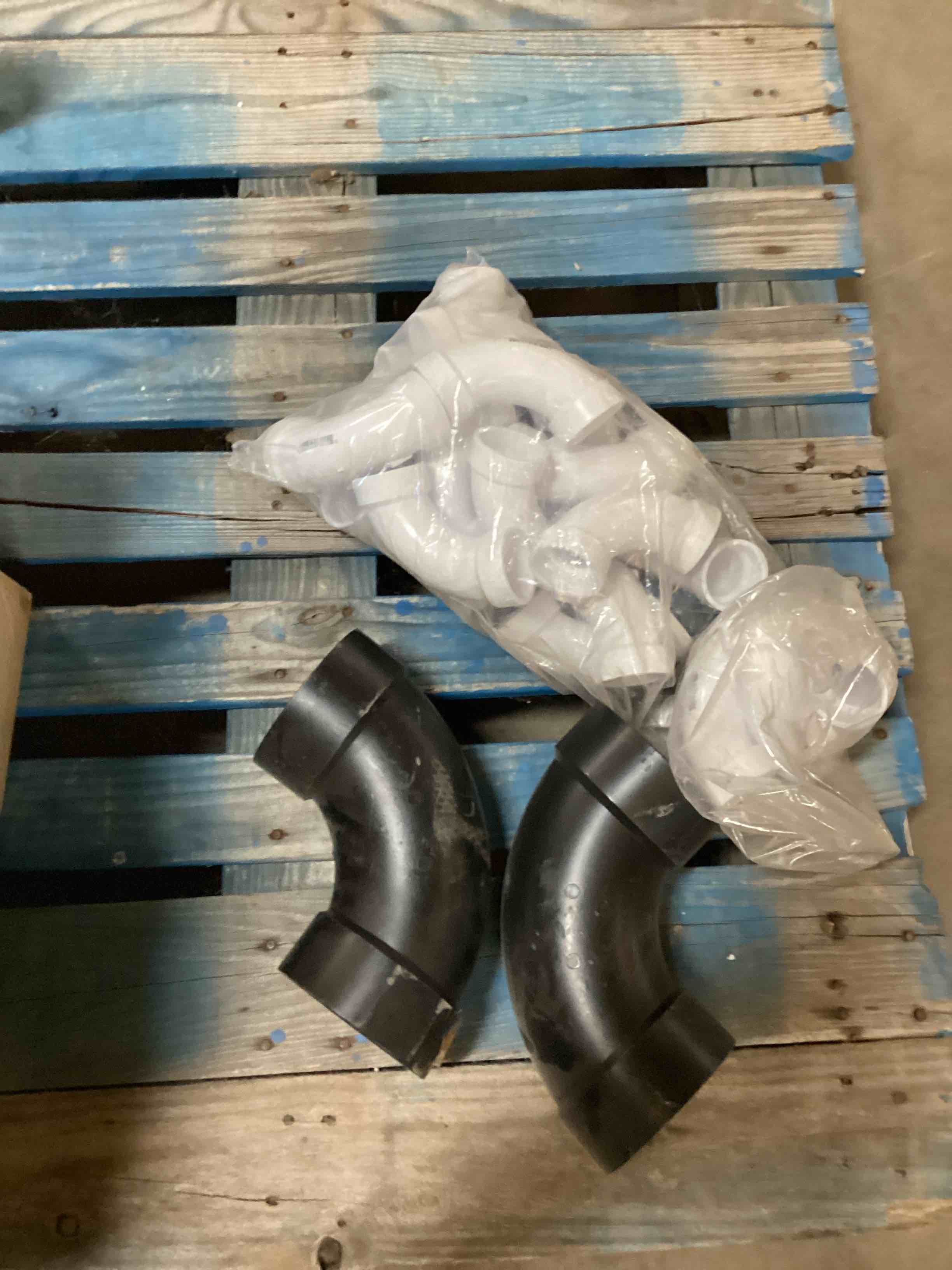 Condition photo showing Good Condition for pvc elbows