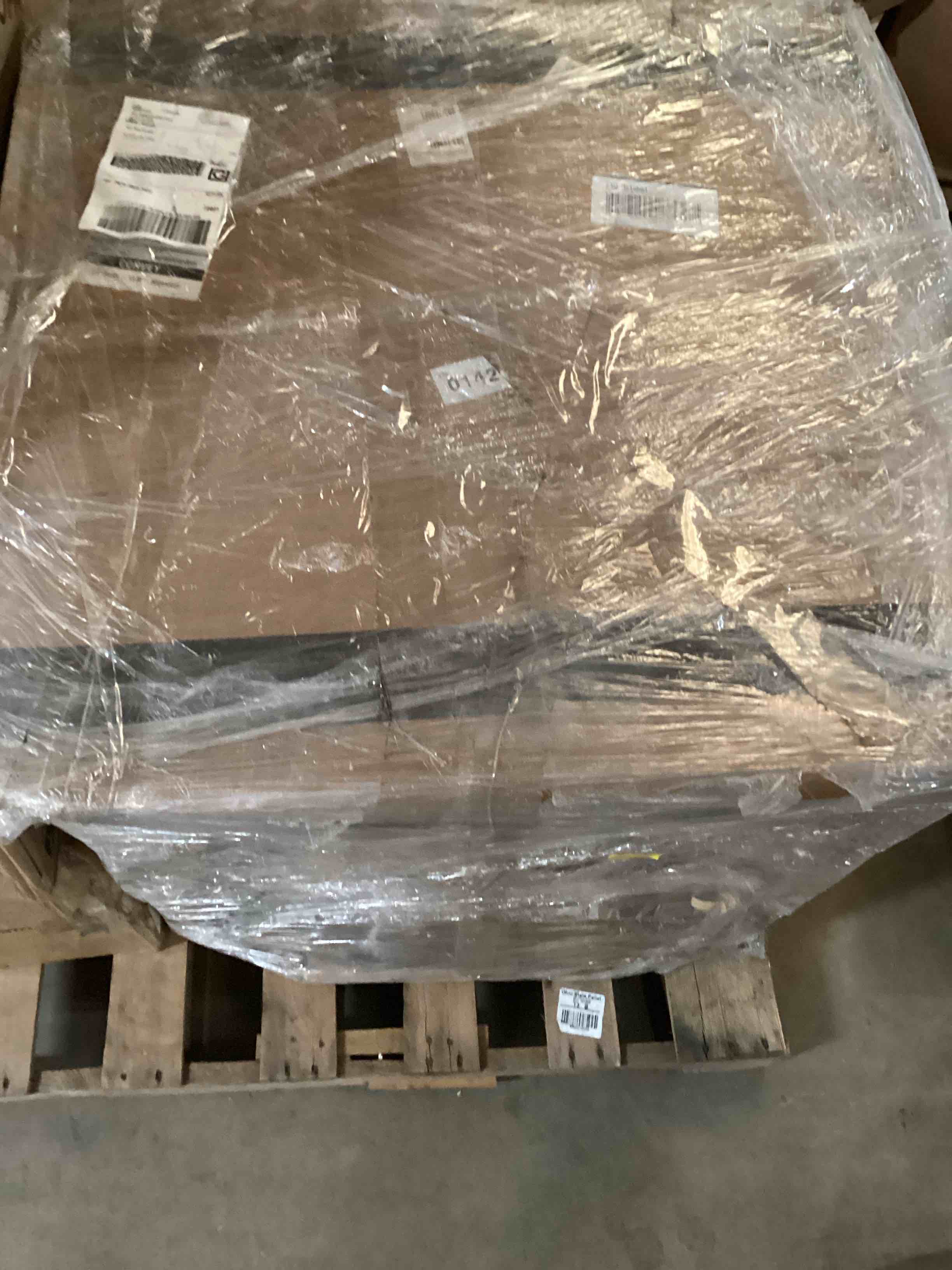 Condition photo showing As Is for (one broken leg)Beckner Rattan Barrel Chair