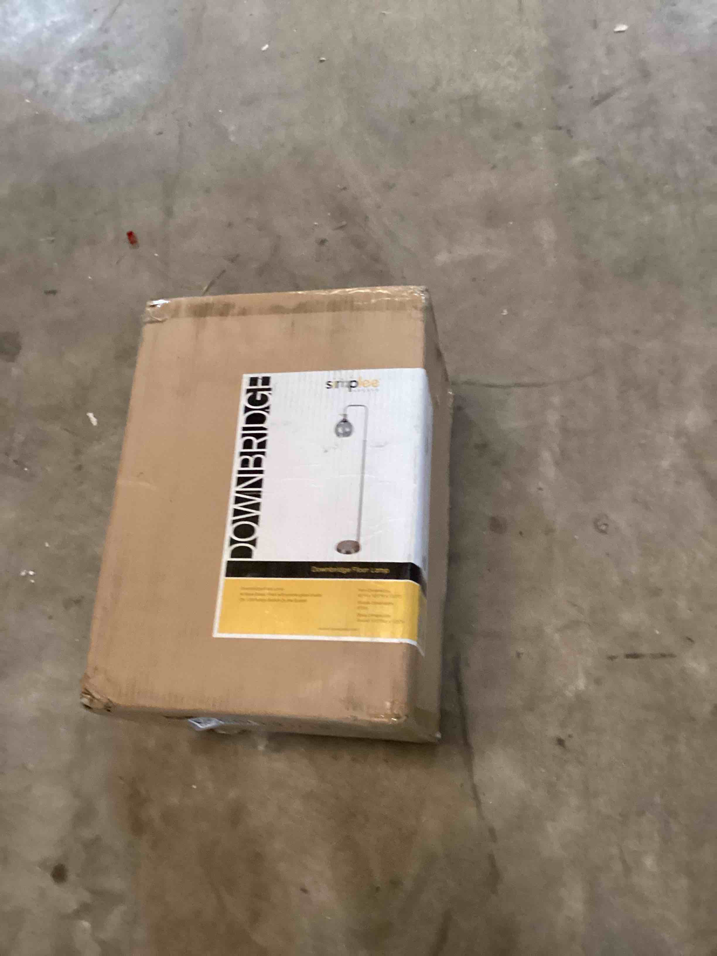 Condition photo showing Good Condition for down bridge floor lamp