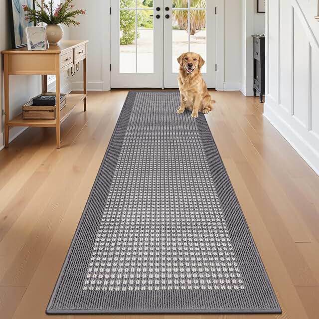 runner rug hallway non slip rubber back custom size as carpet doormat throw rug grey striped