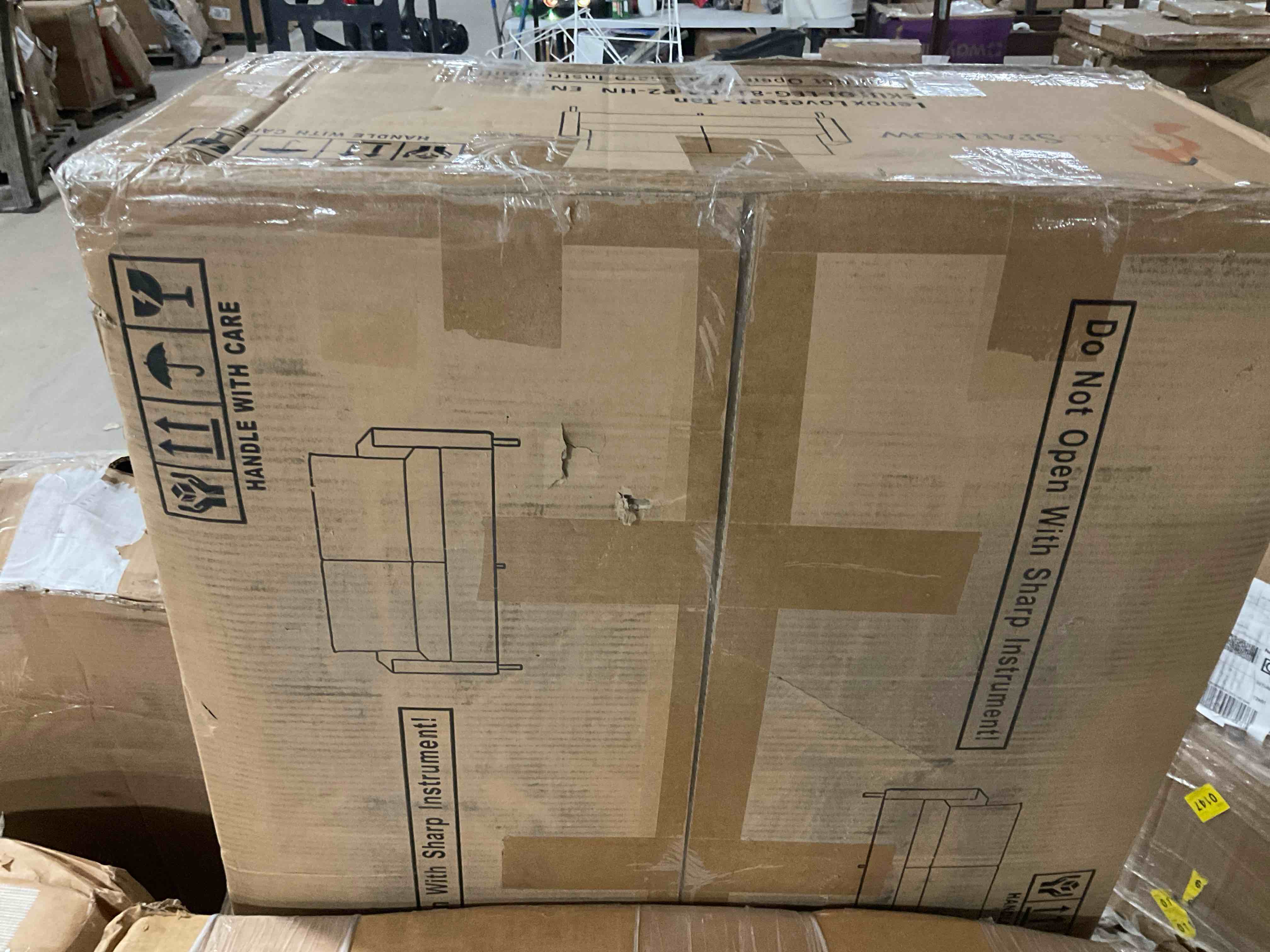 Condition photo showing As Is for Korday 53" Wide Upholstered Loveseat