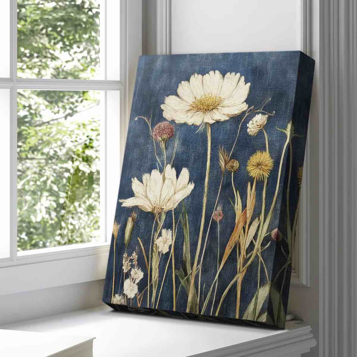 Floral CVII Gallery Wrapped Canvas - Ready To Hang