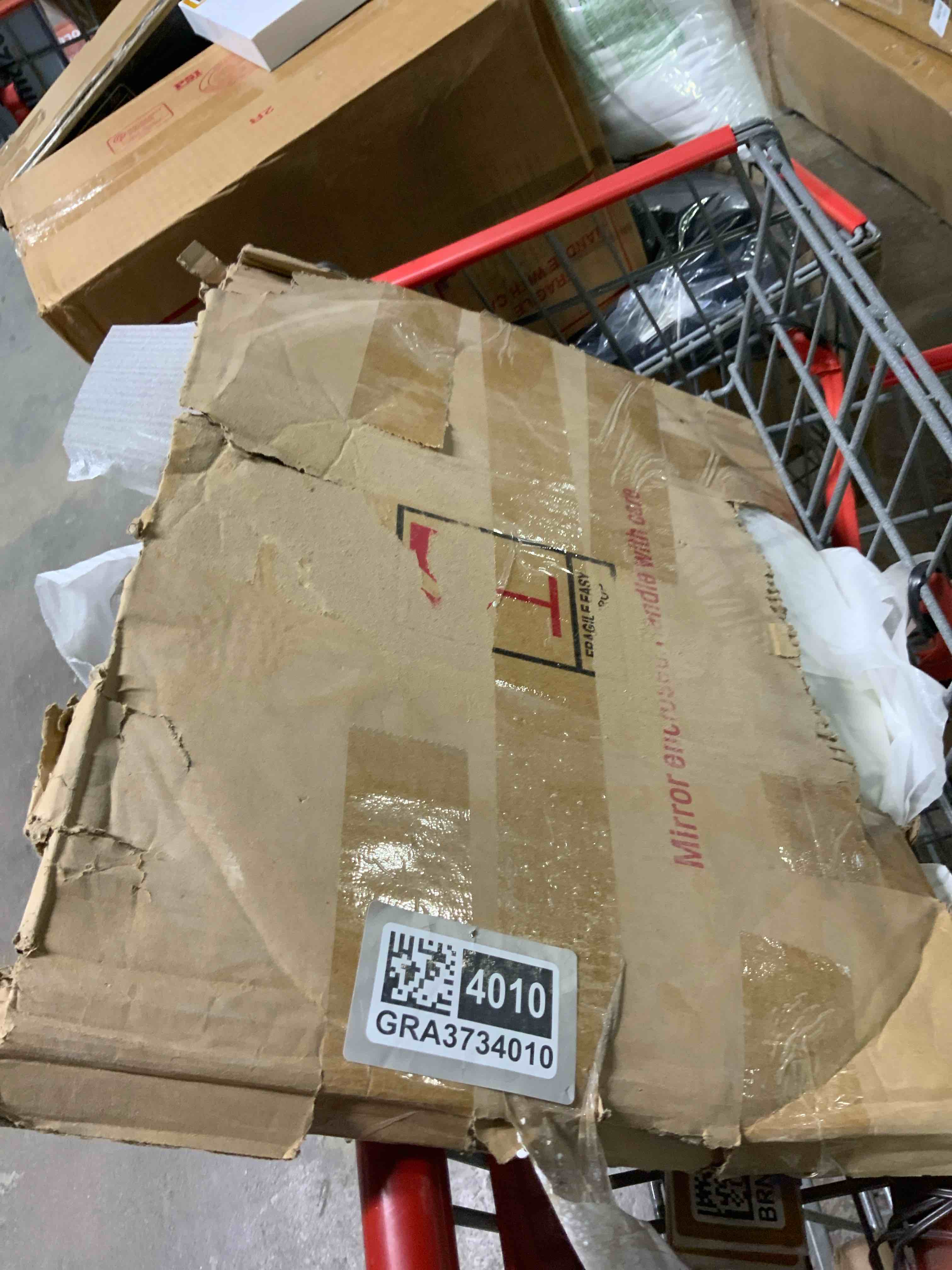 Condition photo showing Good Condition for (split wood)wall mirror 