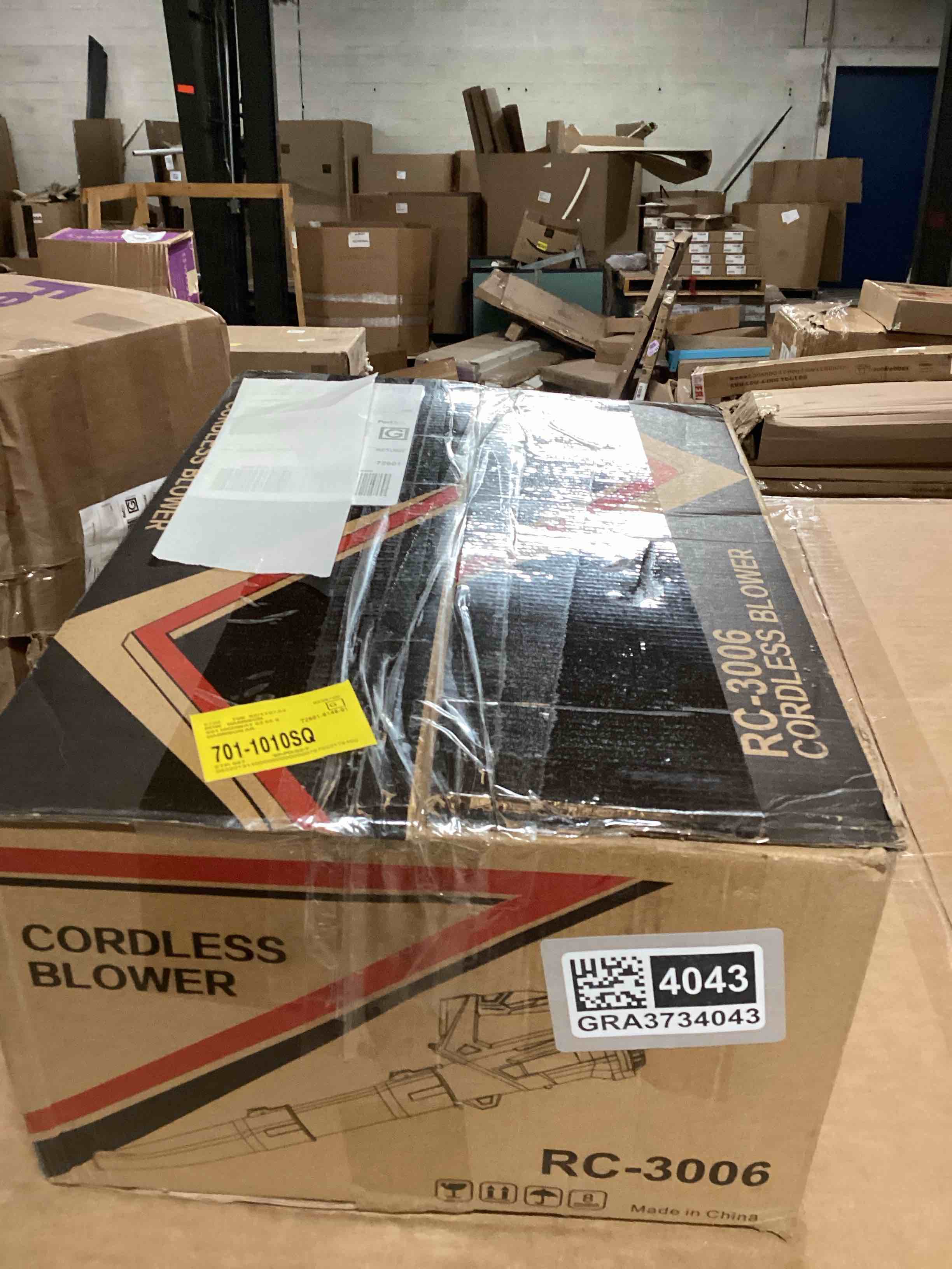 Condition photo showing Good Condition for Leaf Blower, 680CFM 280MPH 21V Leaf Blower Cordless with 2X6.0Ah Battery \u0026 Charger, Electric Leaf Blower for Lawn Care, Battery Powered Leaf Blower for Snow Blowing \u0026 Yard Patio Garden Cleaning