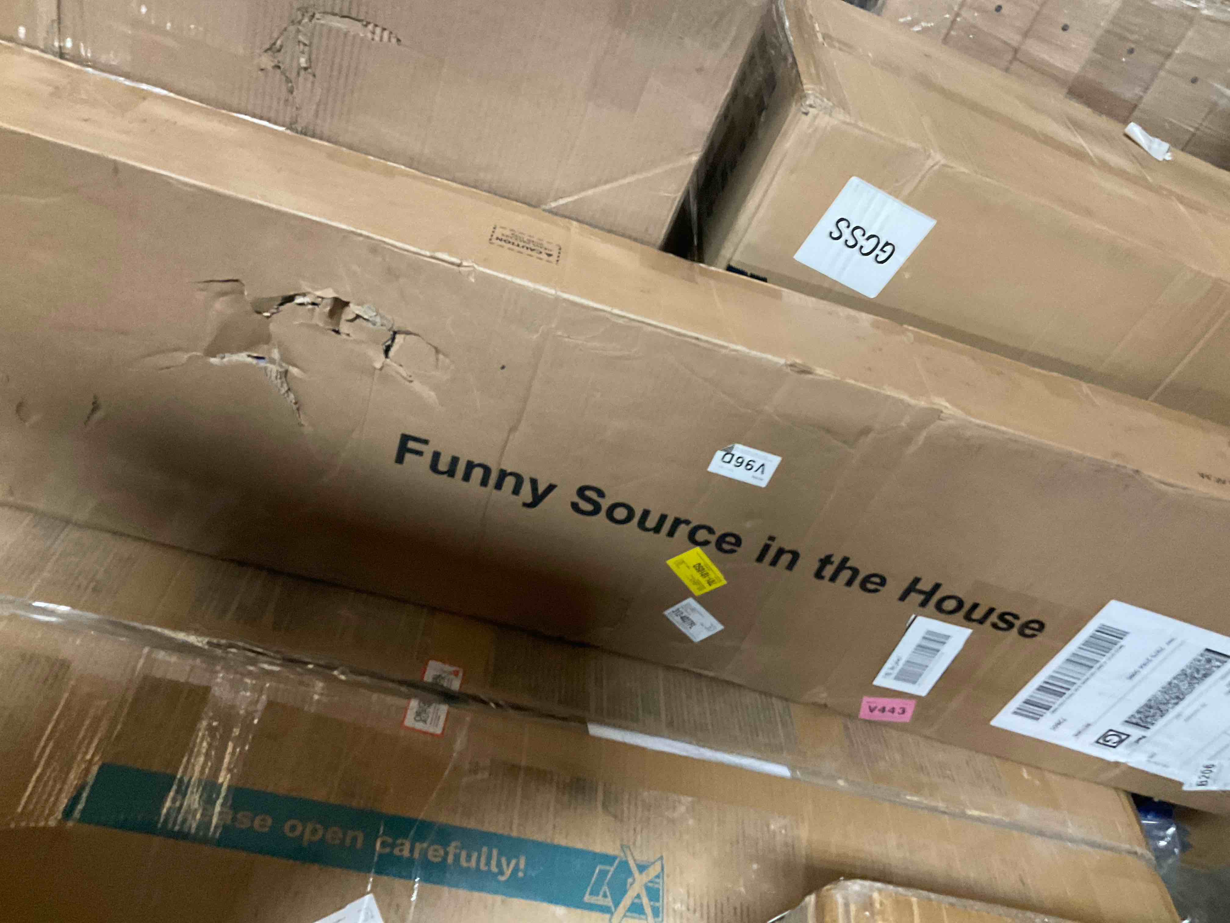 Condition photo showing Good Condition for Antioch Bed Frame with 2 Underbed Drawers \u0026 2 Bedside Drawers, Modern Bed with Charging Station \u0026 LED Light