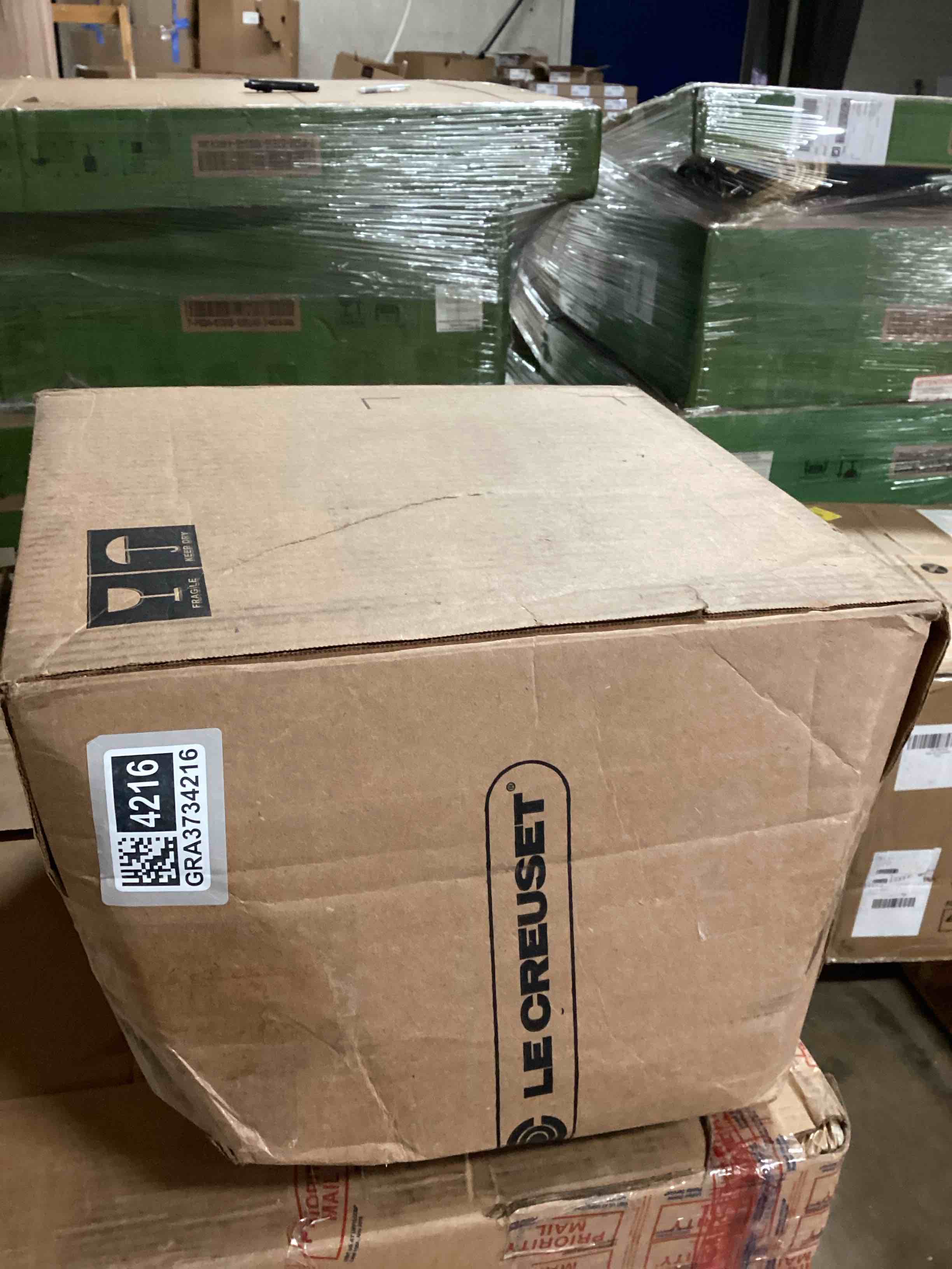 Condition photo showing Good Condition for Le Creuset Signature Enameled Cast Iron Braiser with Lid